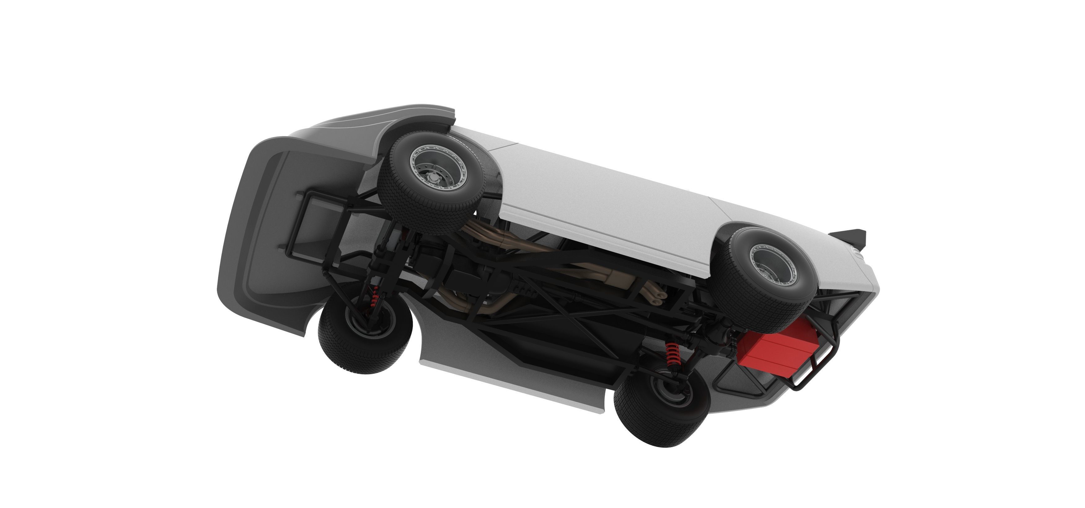 Australian Super Sedan Version 2 Scale 1 to 25 3D print model_3