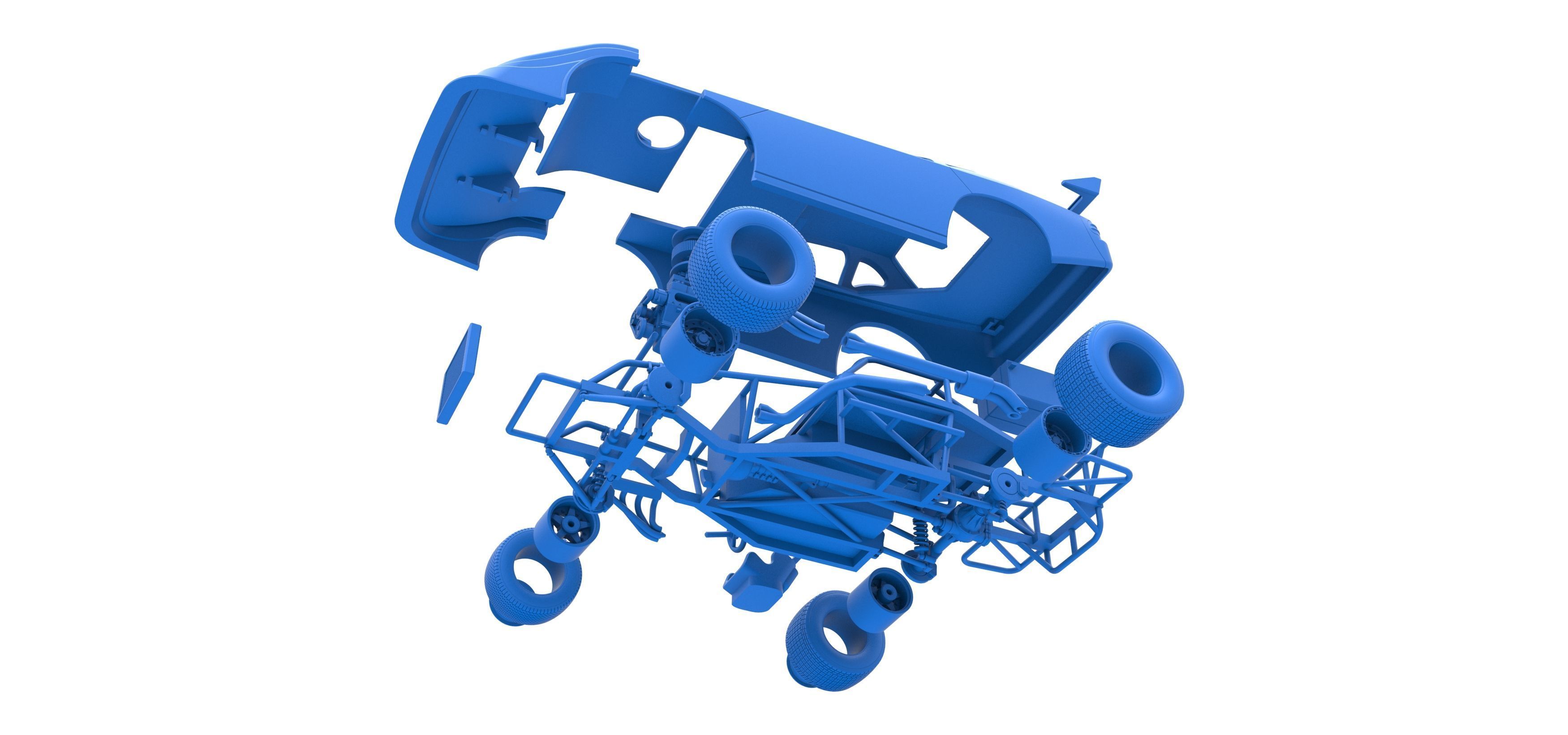 Australian Super Sedan Version 2 Scale 1 to 25 3D print model_56