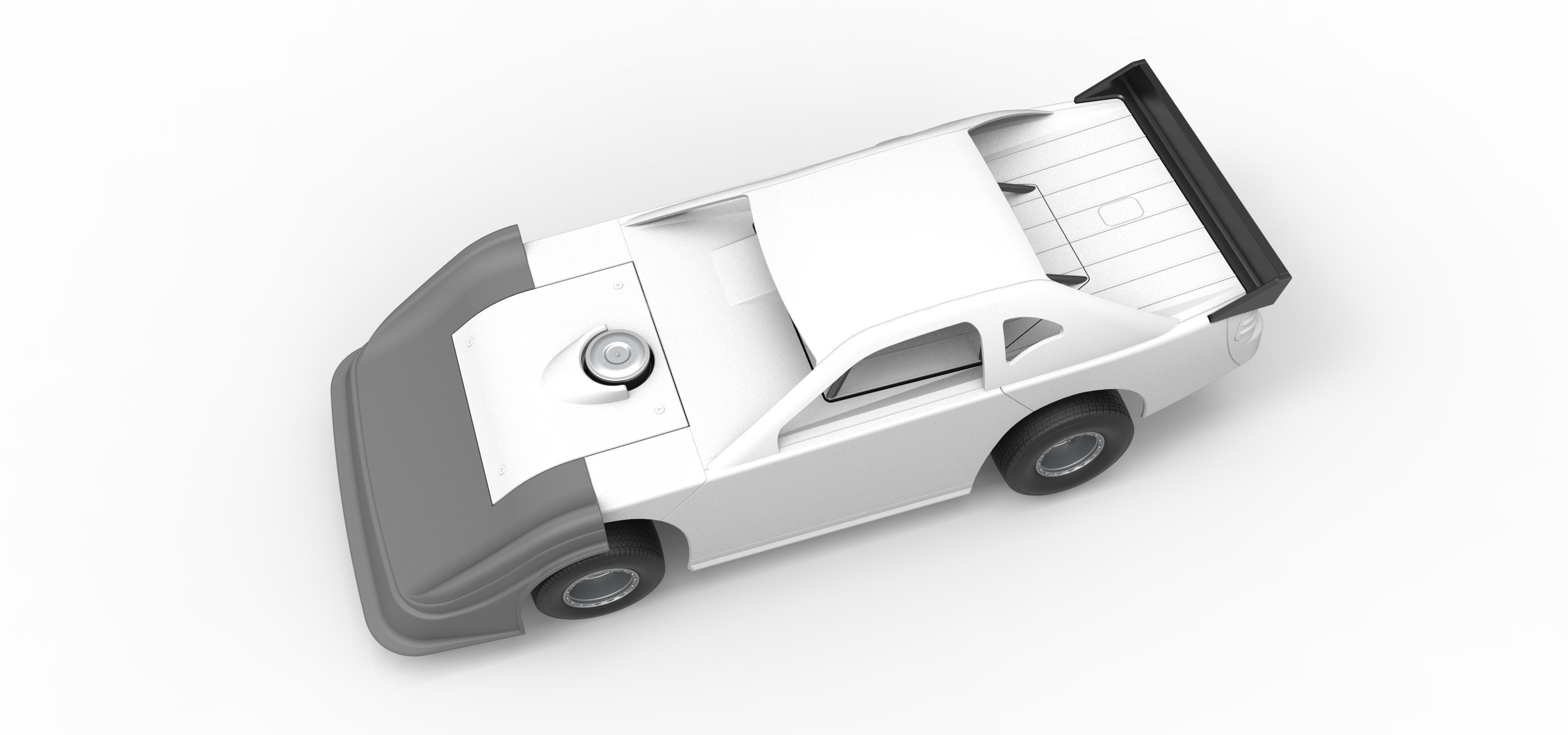 Australian Super Sedan Version 2 Scale 1 to 25 3D print model_4