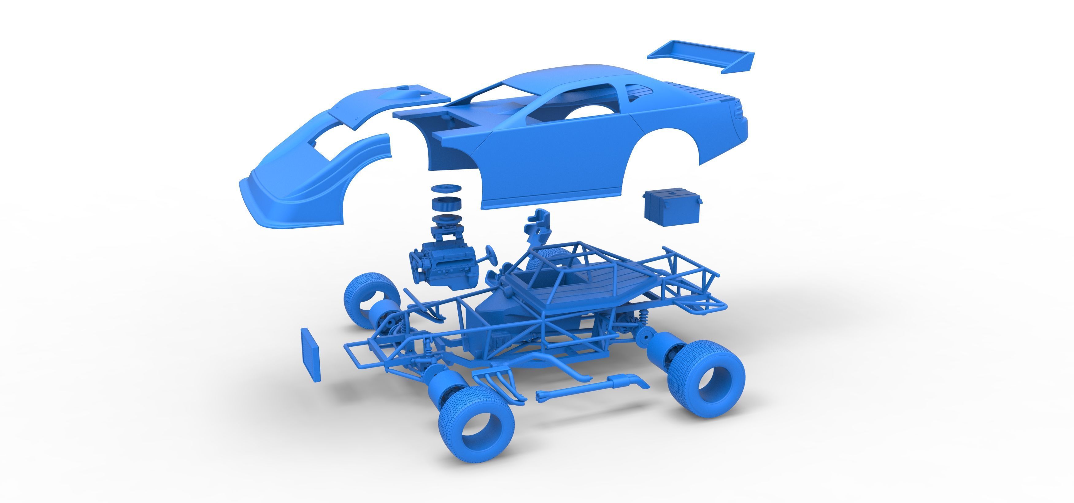 Australian Super Sedan Version 2 Scale 1 to 25 3D print model_55