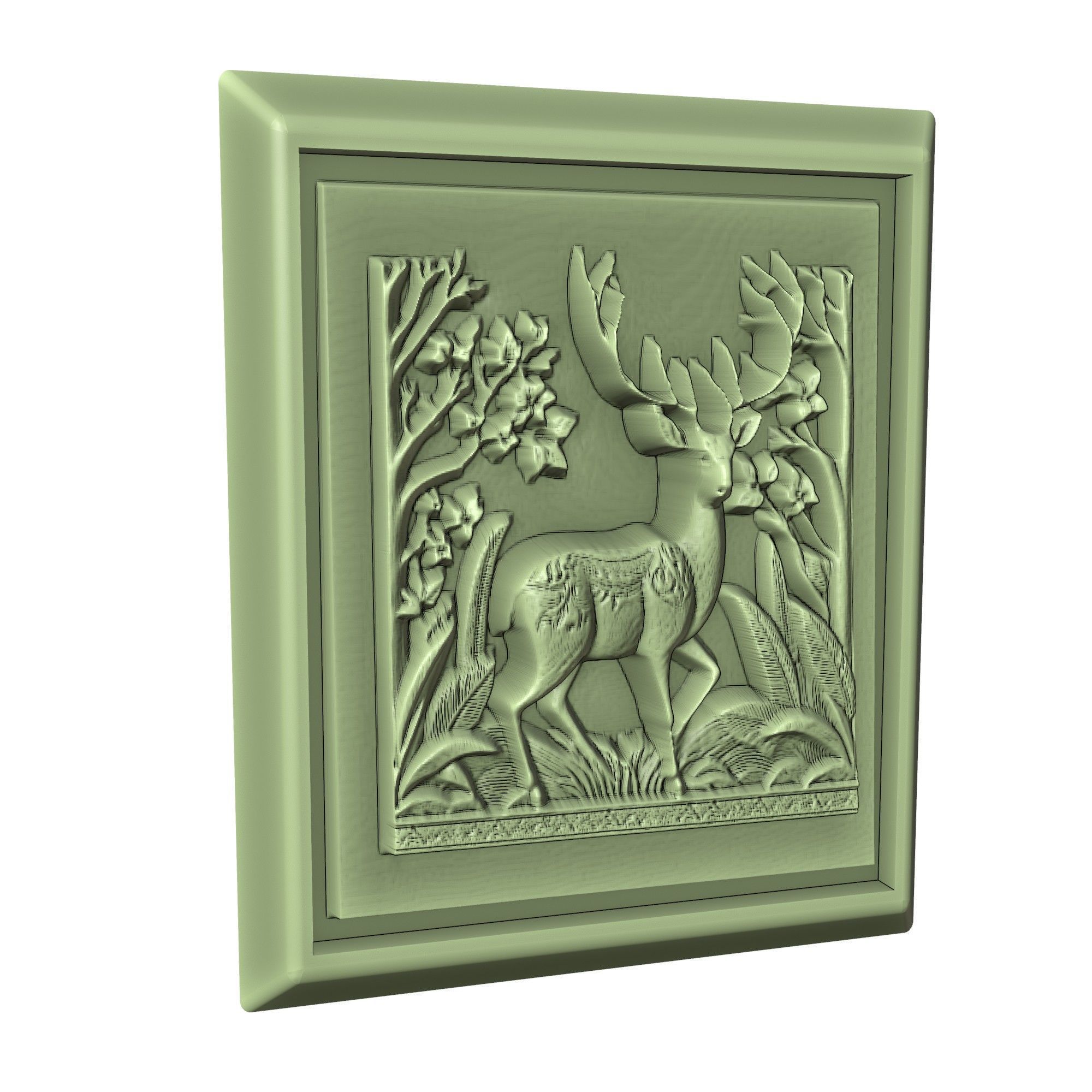 Deer Animal 3D print model_3