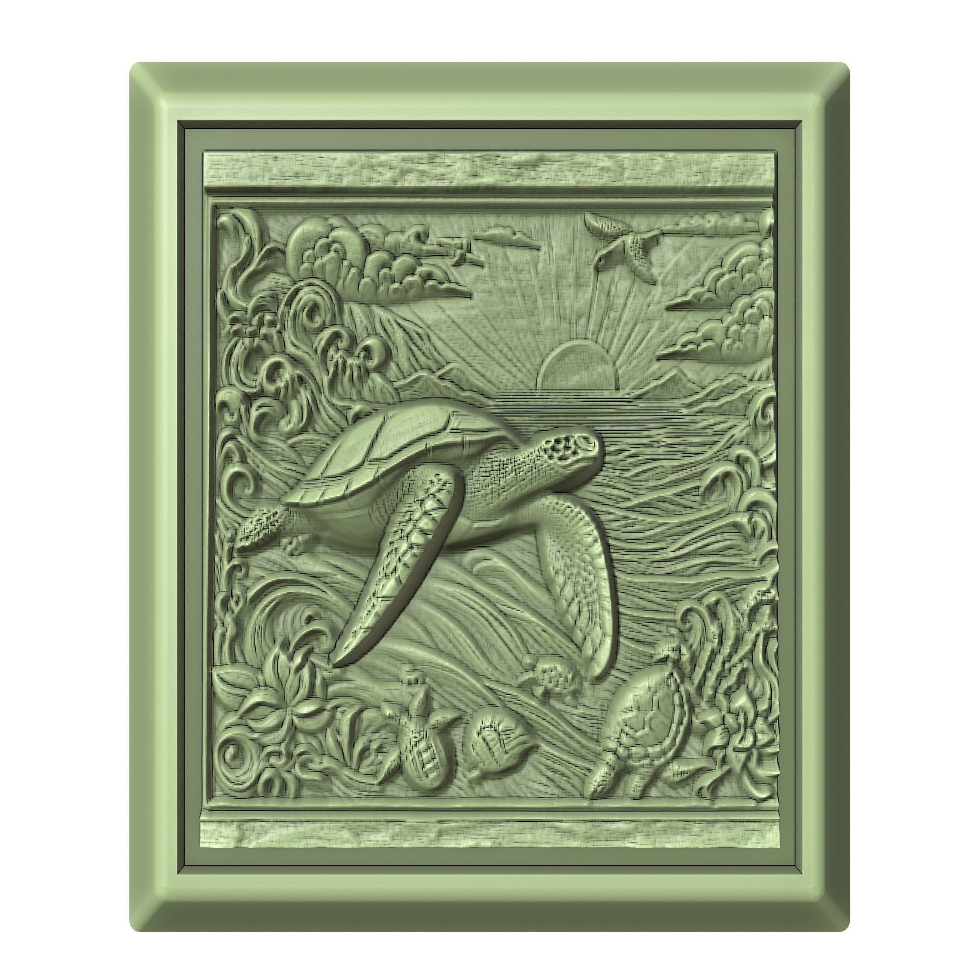 Turtle Animal 3D print model_2