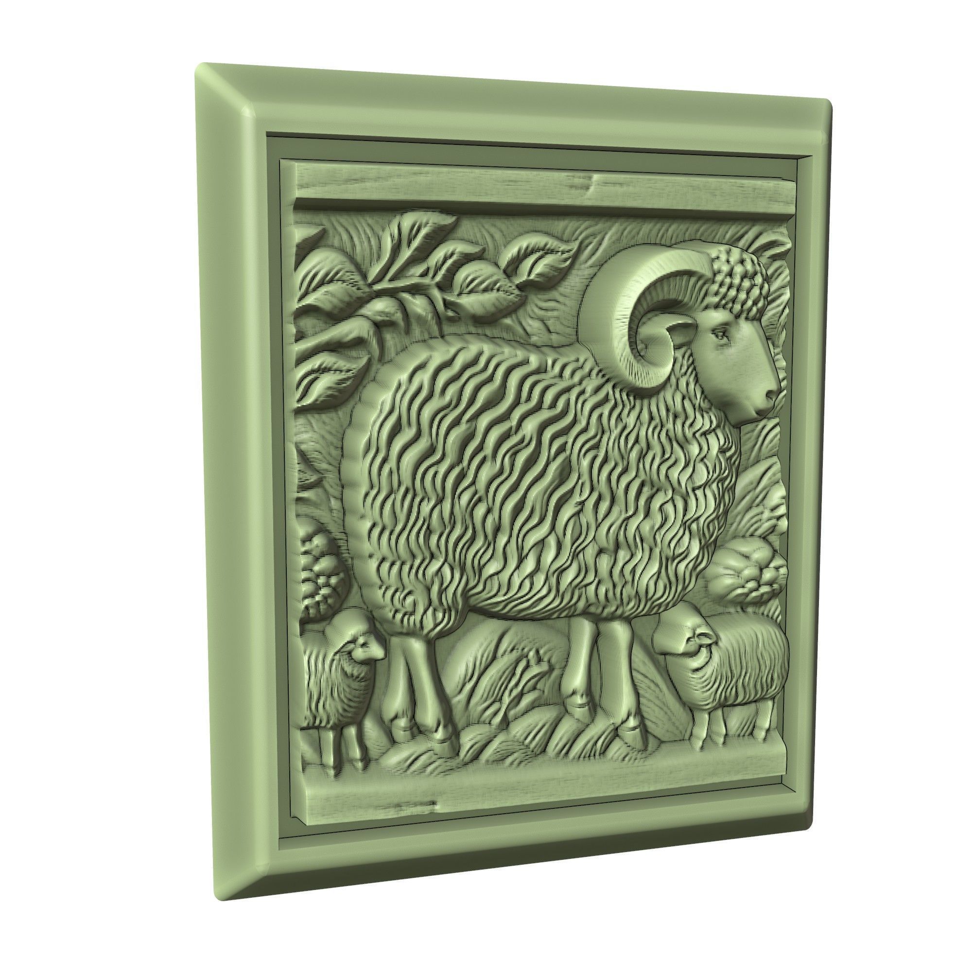 Sheep Animal 3D print model_3