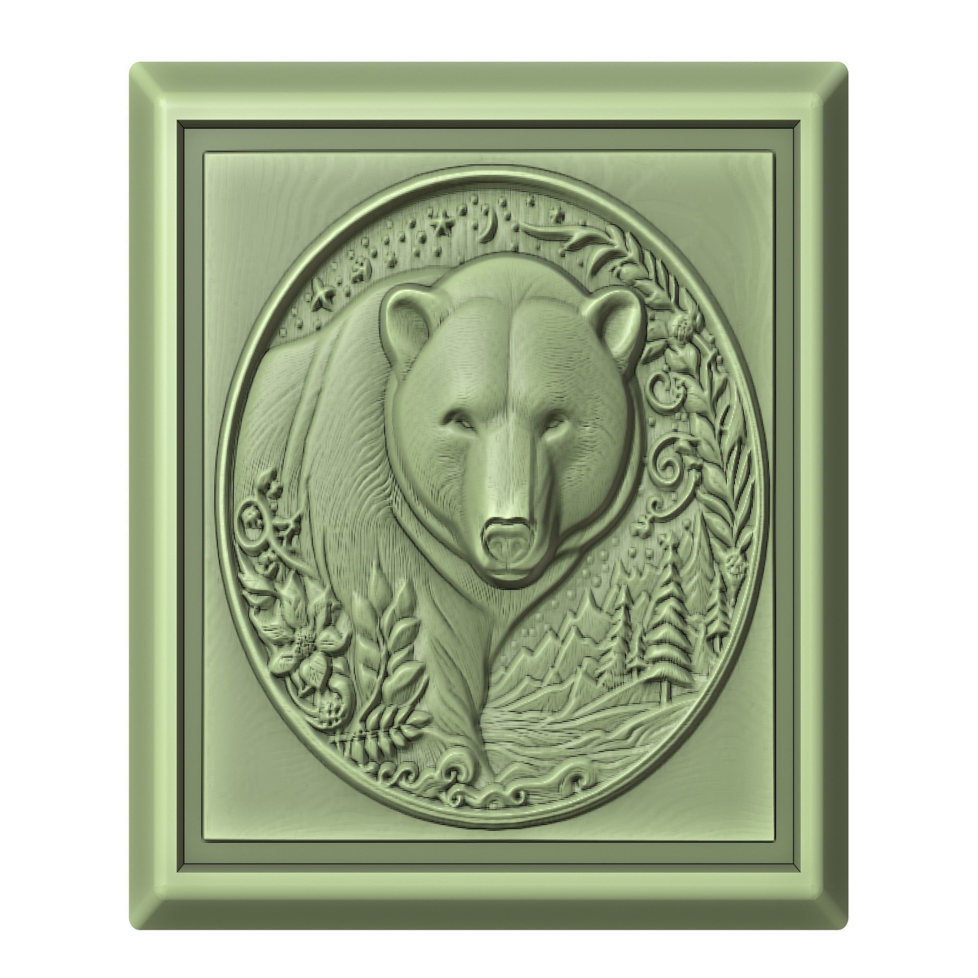 Polar Bear Animal 3D print model_2