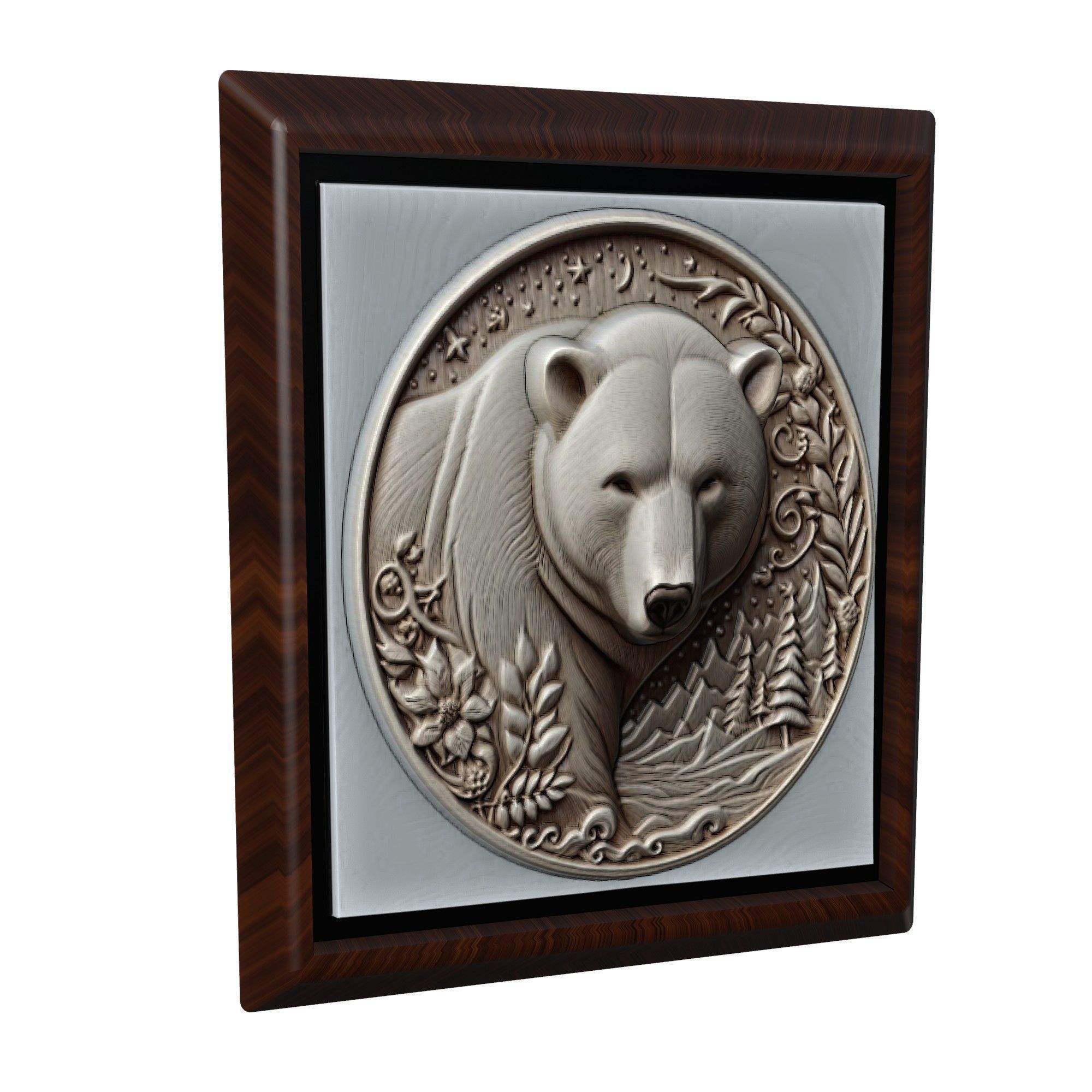 Polar Bear Animal 3D print model_1