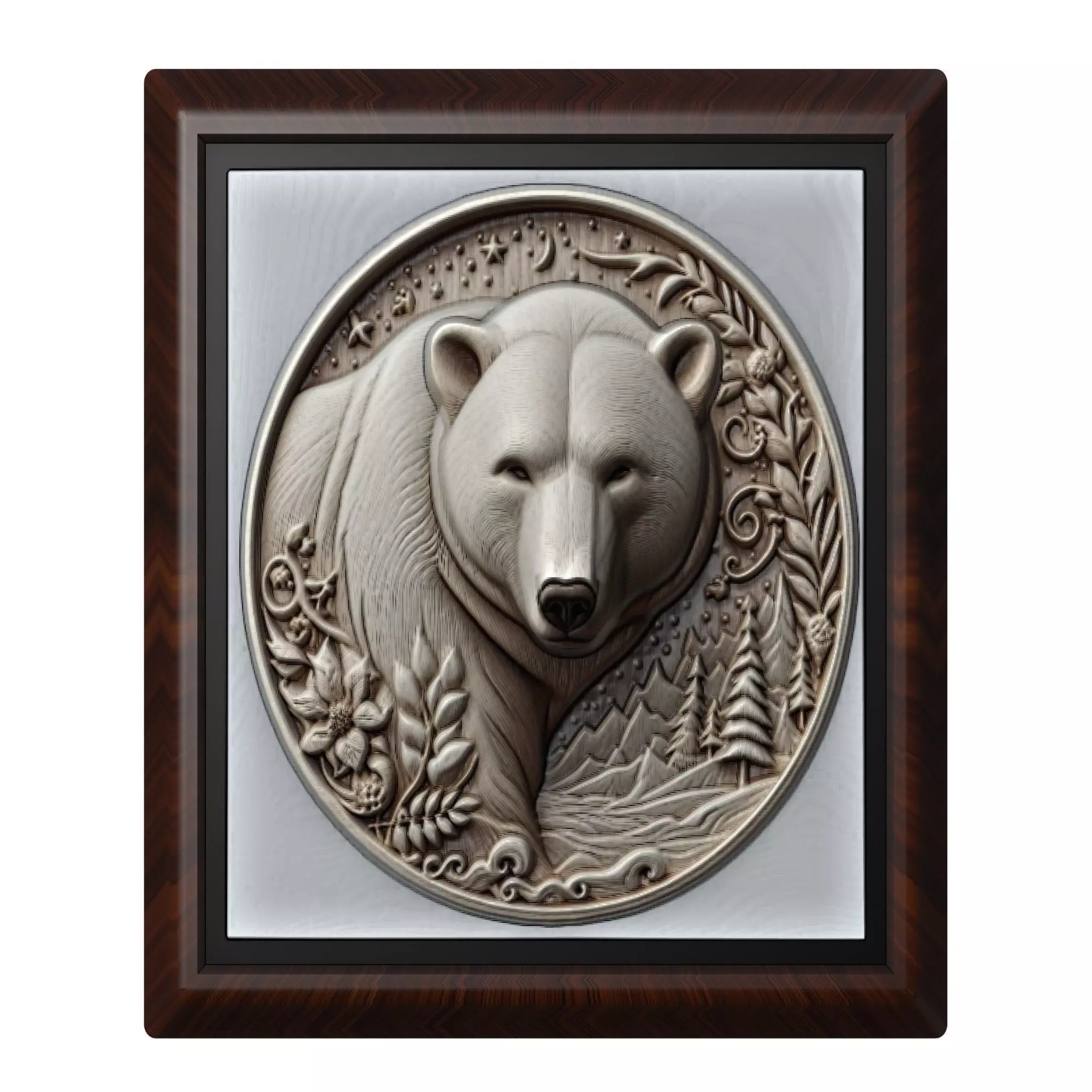 Polar Bear Animal 3D print model_0