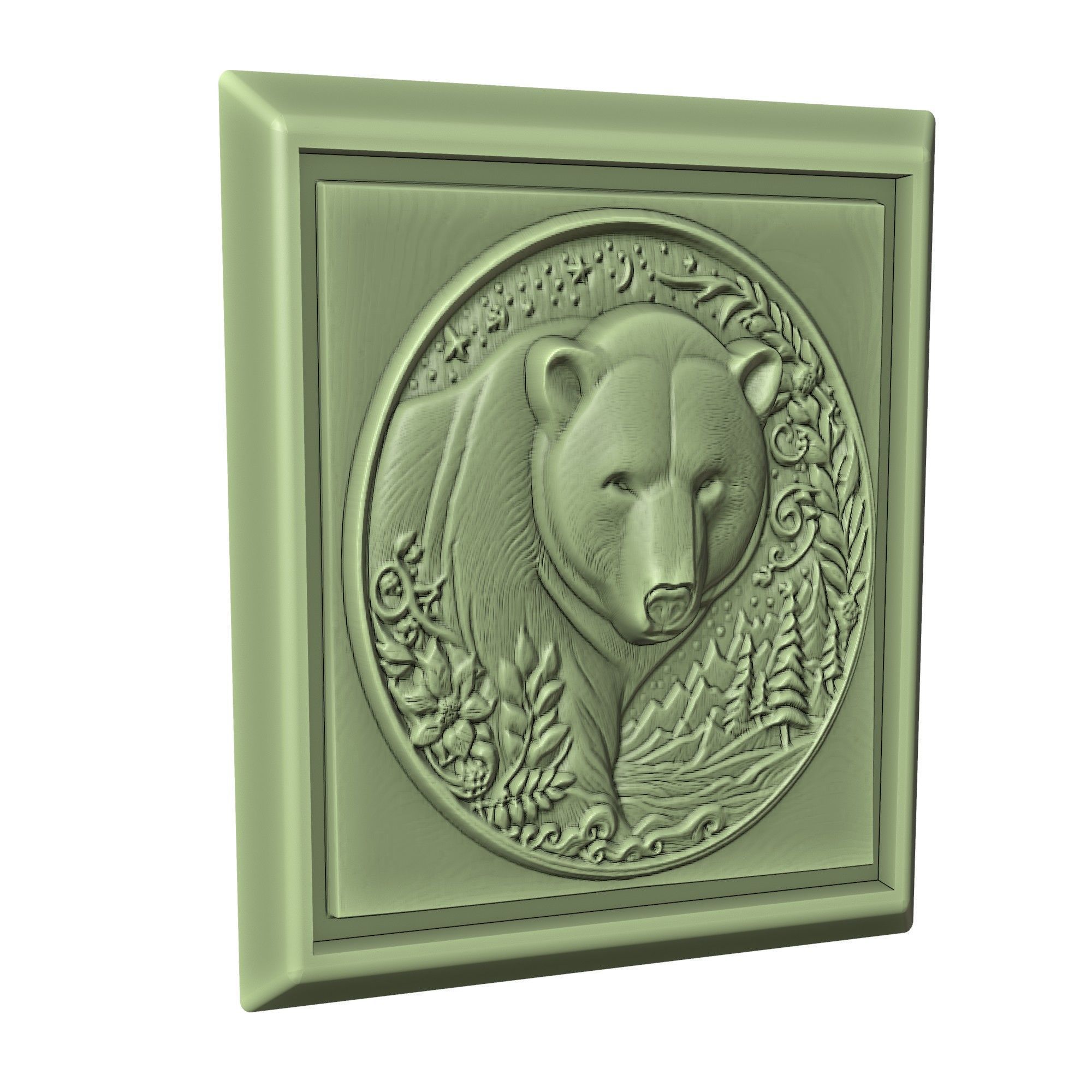 Polar Bear Animal 3D print model_3