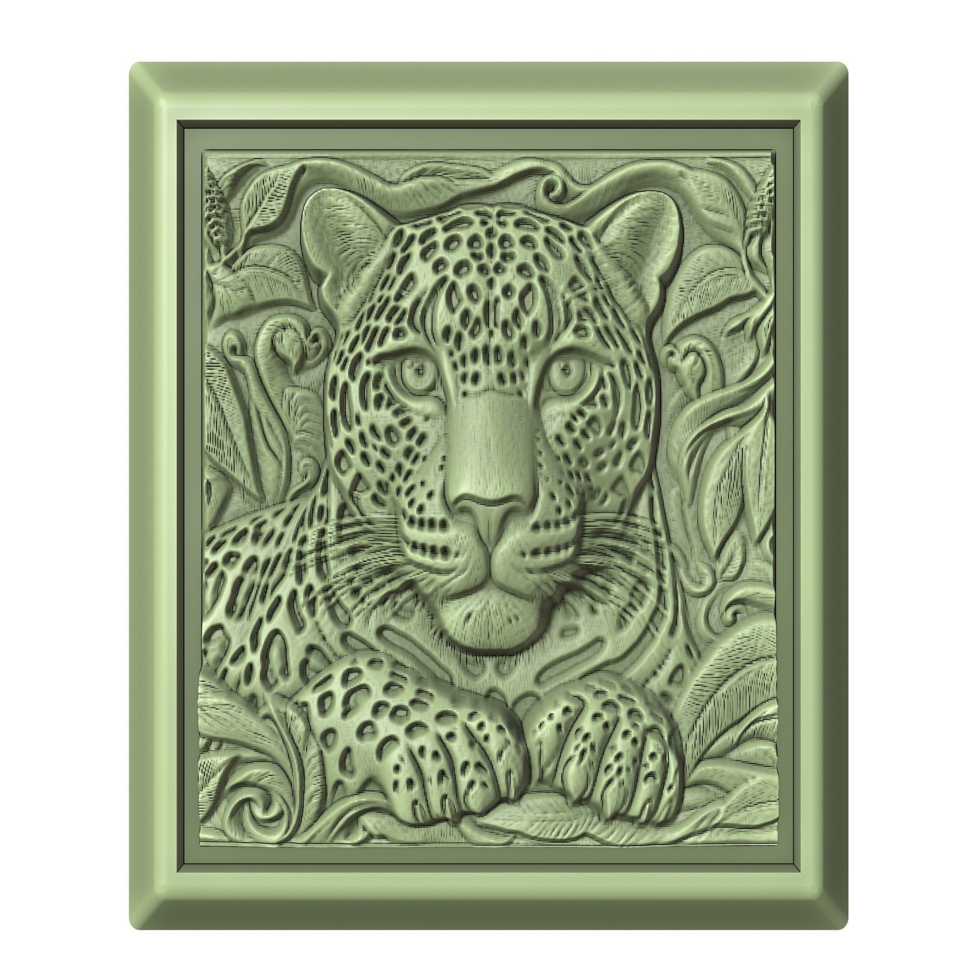 Leopard Animal 3D print model_2