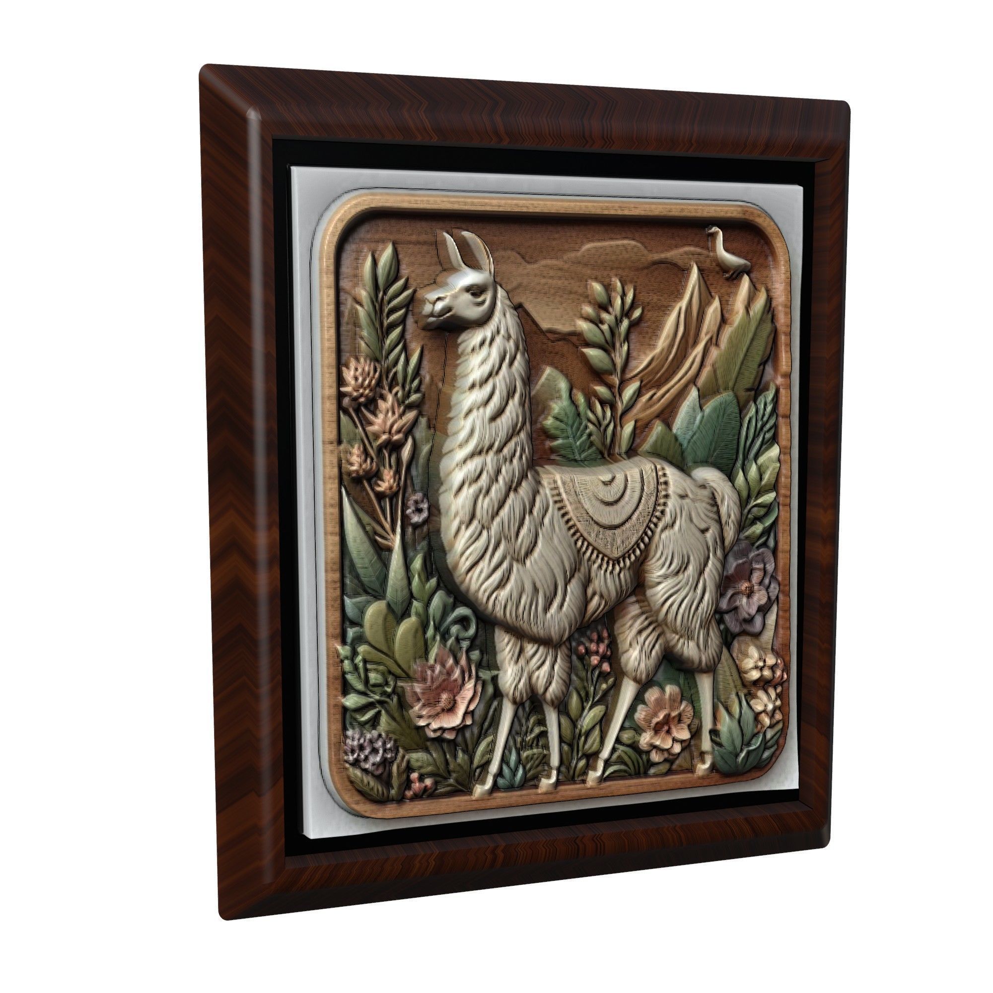 Llama Animal 3D print model_1