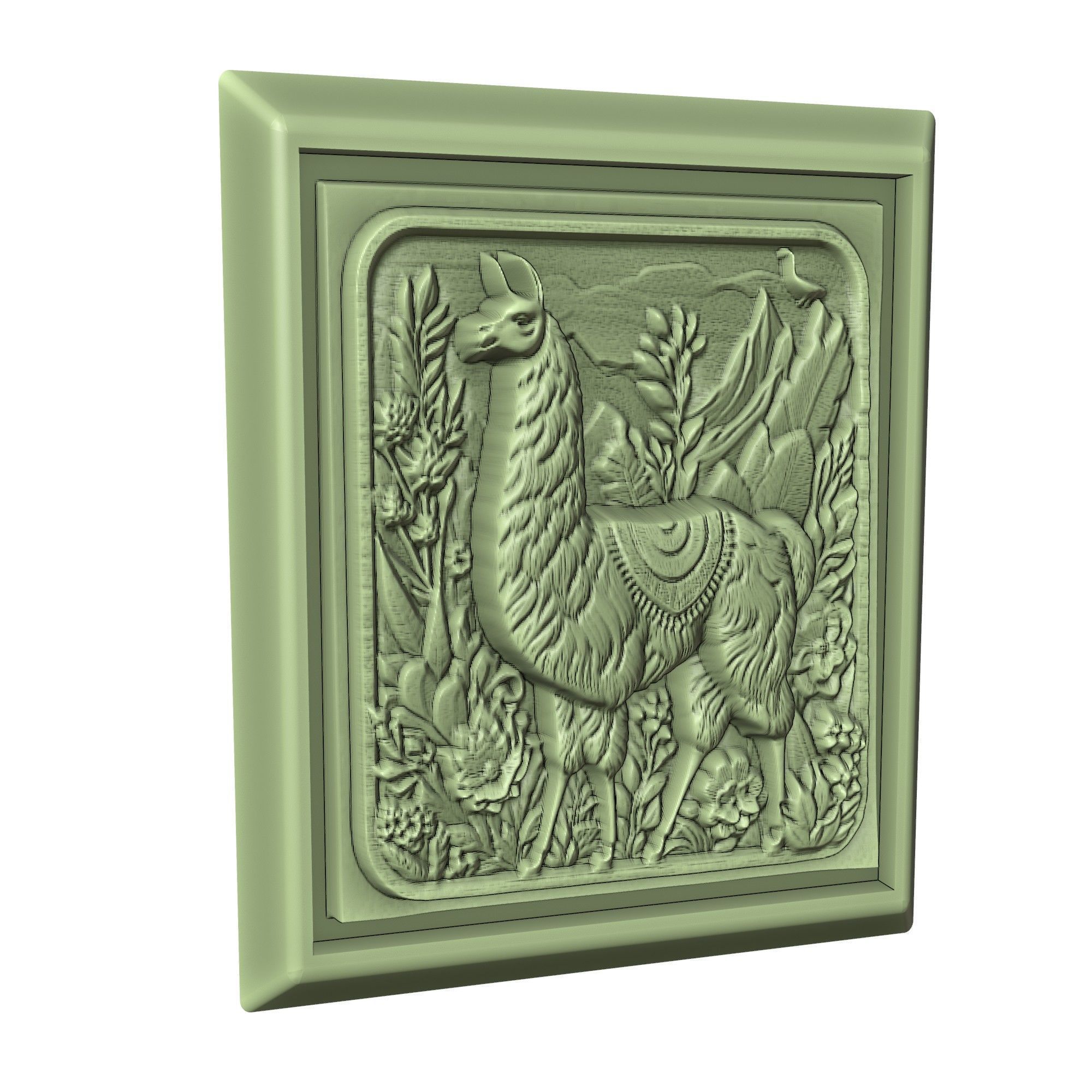 Llama Animal 3D print model_3