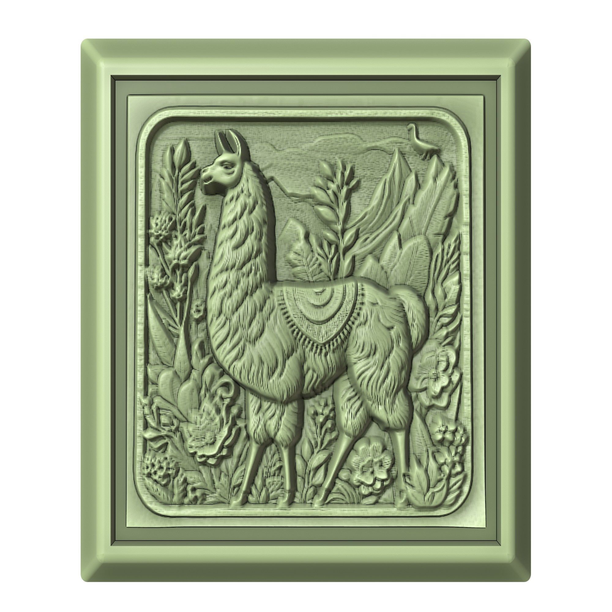 Llama Animal 3D print model_2