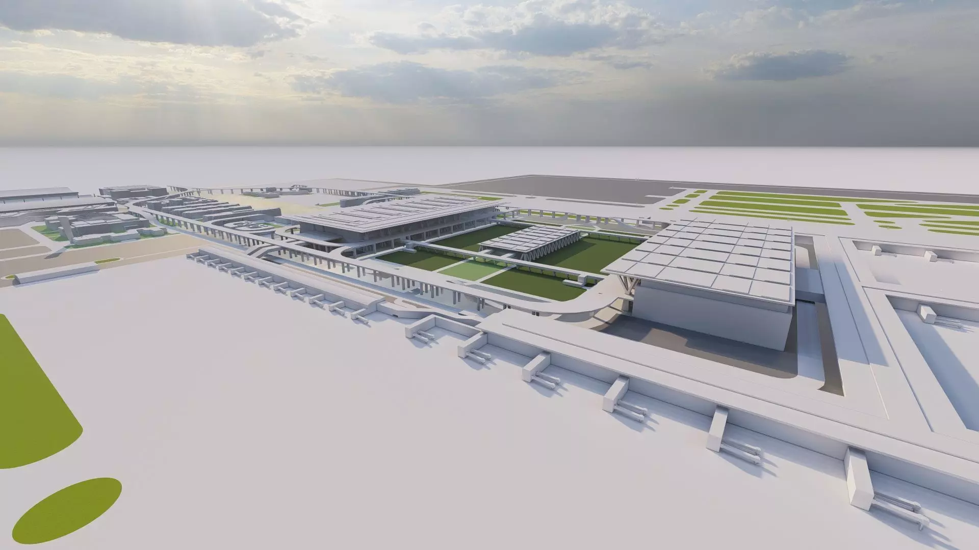 3D Airport-Airport 3D model
