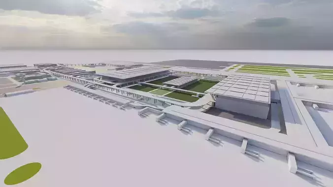 3D Airport-Airport 3D model