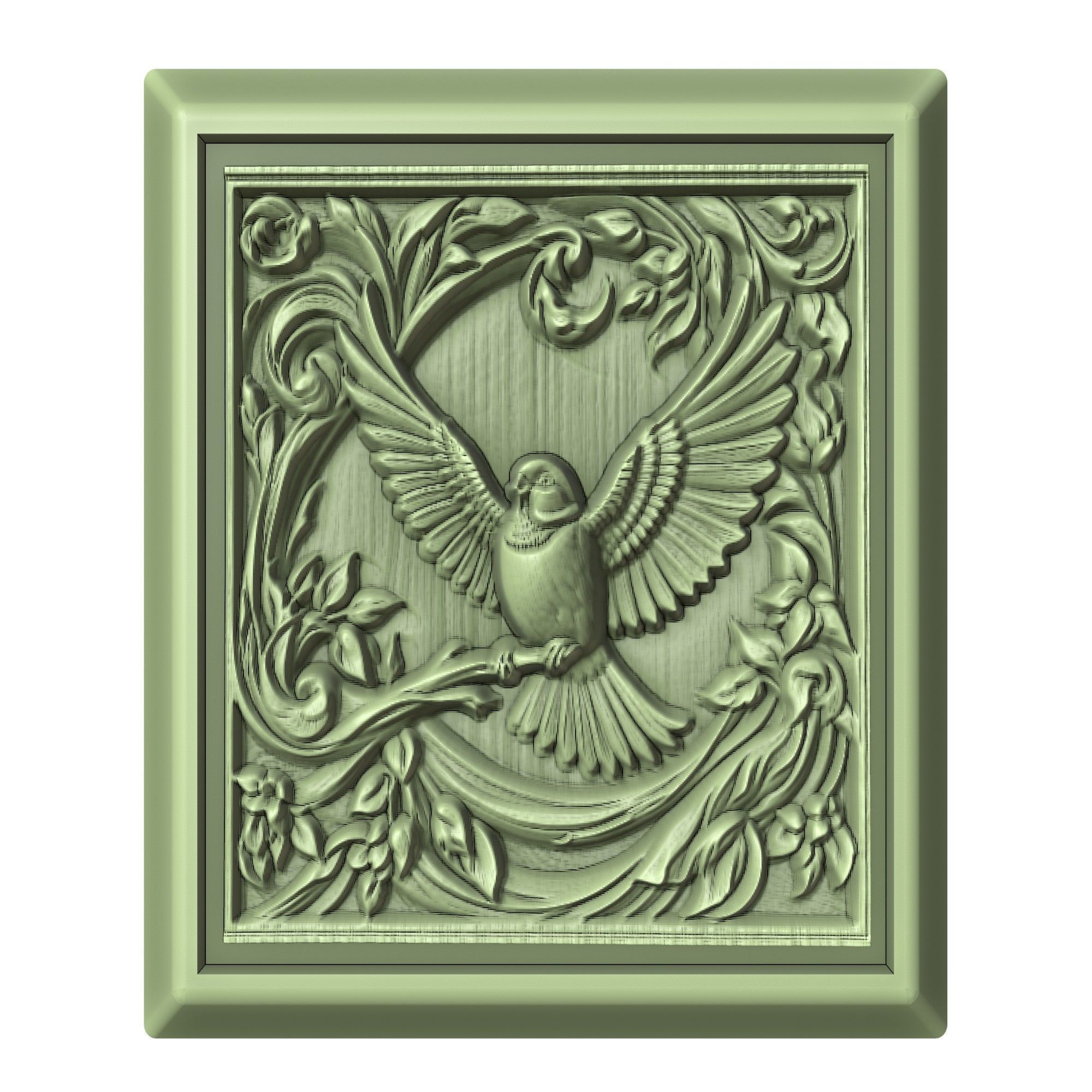 Sparrow Animal 3D print model_2