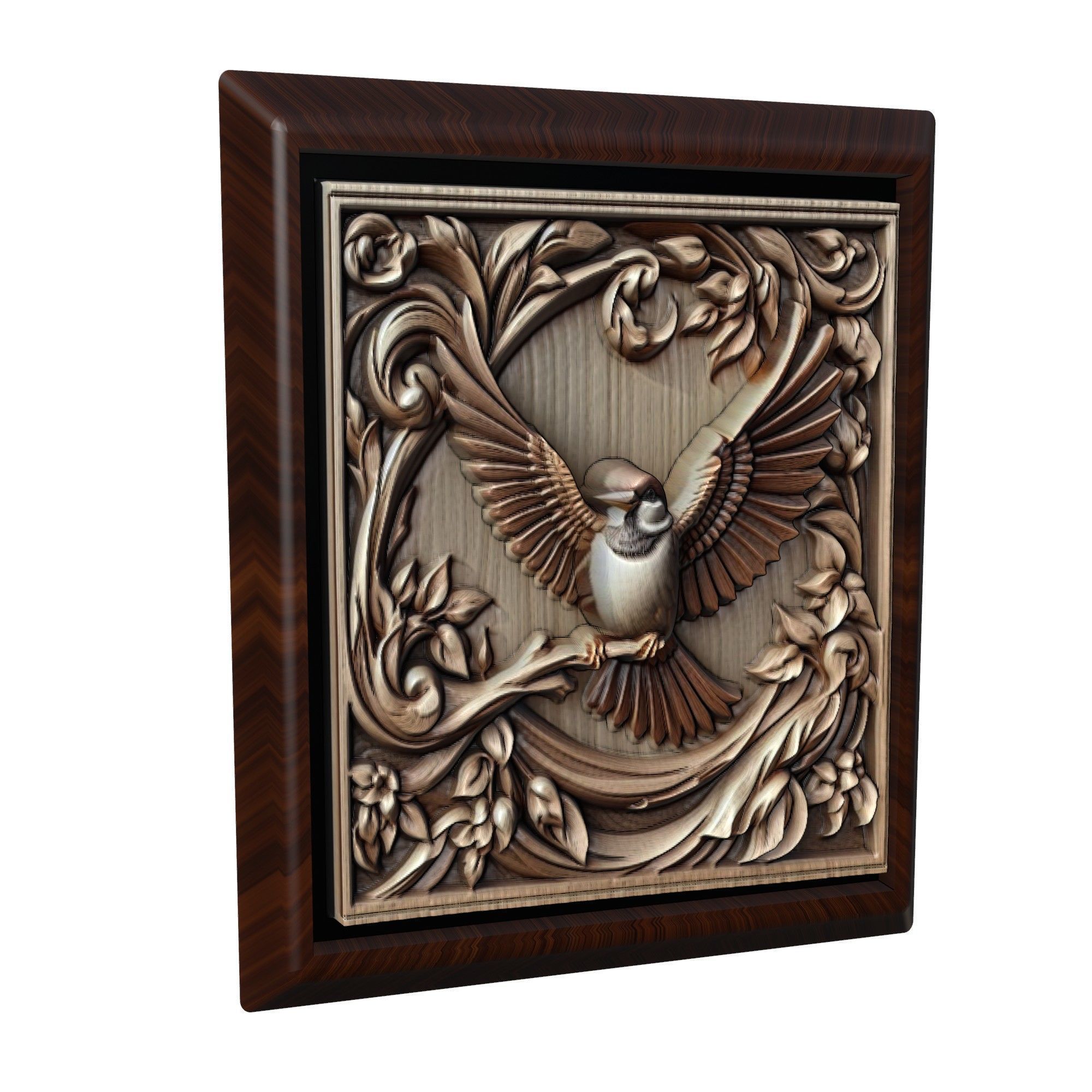 Sparrow Animal 3D print model_1