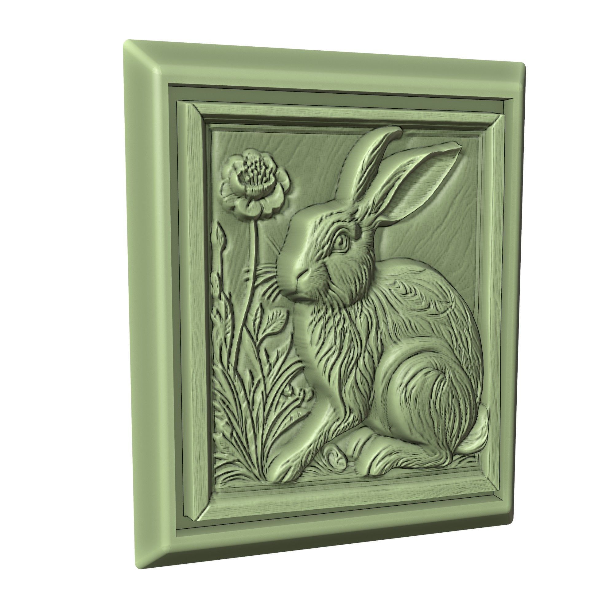 Rabbit Animal 3D print model_3