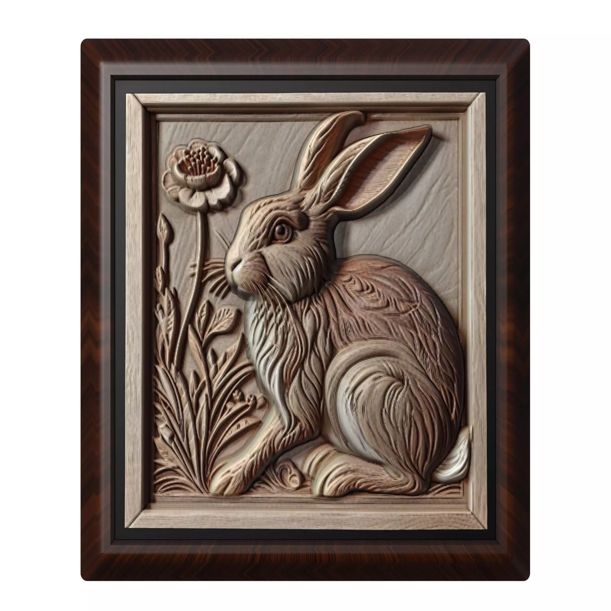 Rabbit Animal 3D print model_0