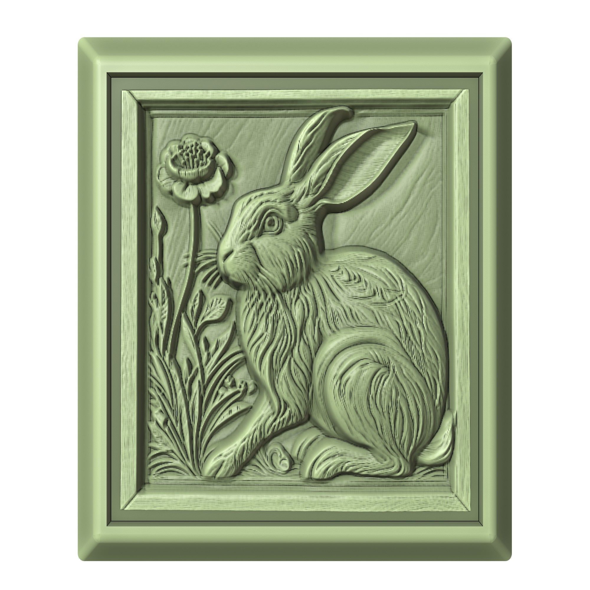 Rabbit Animal 3D print model_2