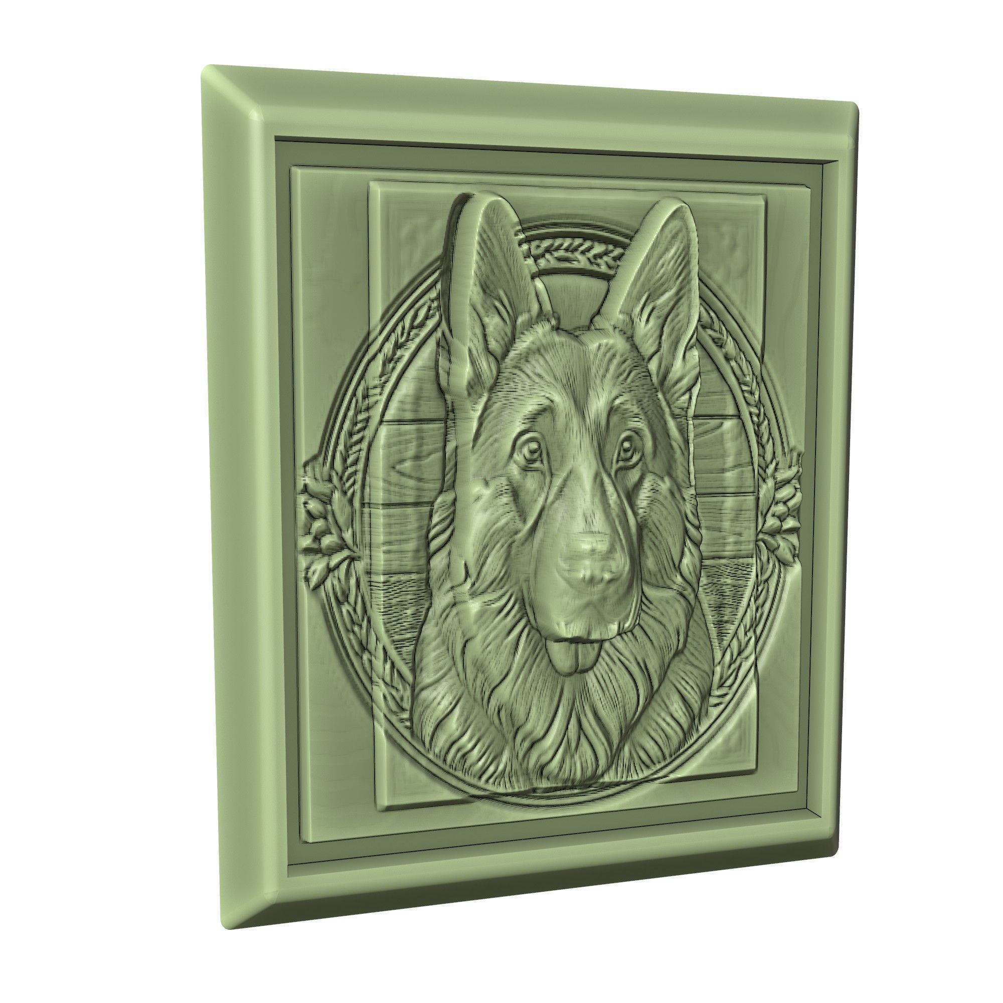 Dog German Shepherd Animal 3D print model_3