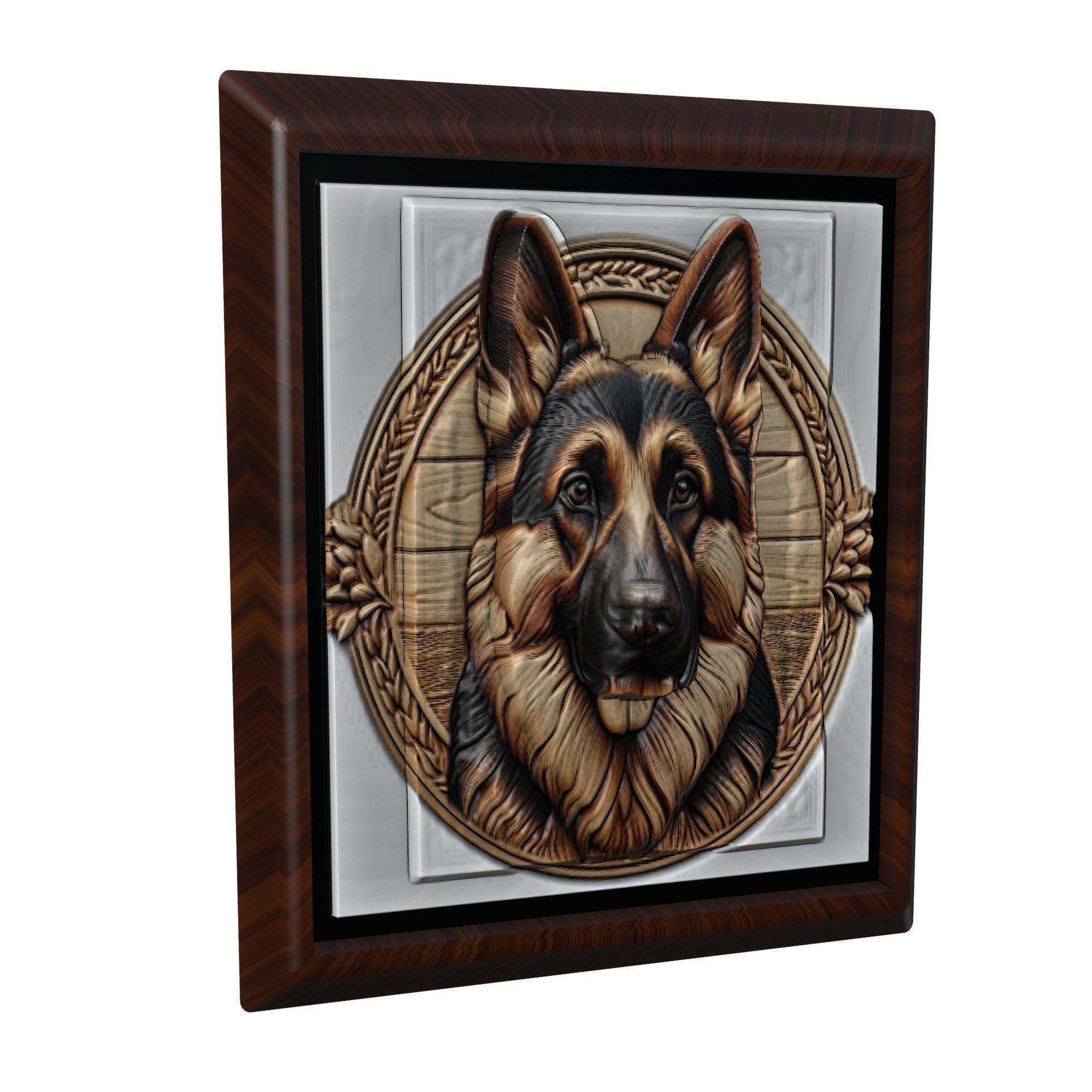 Dog German Shepherd Animal 3D print model_1