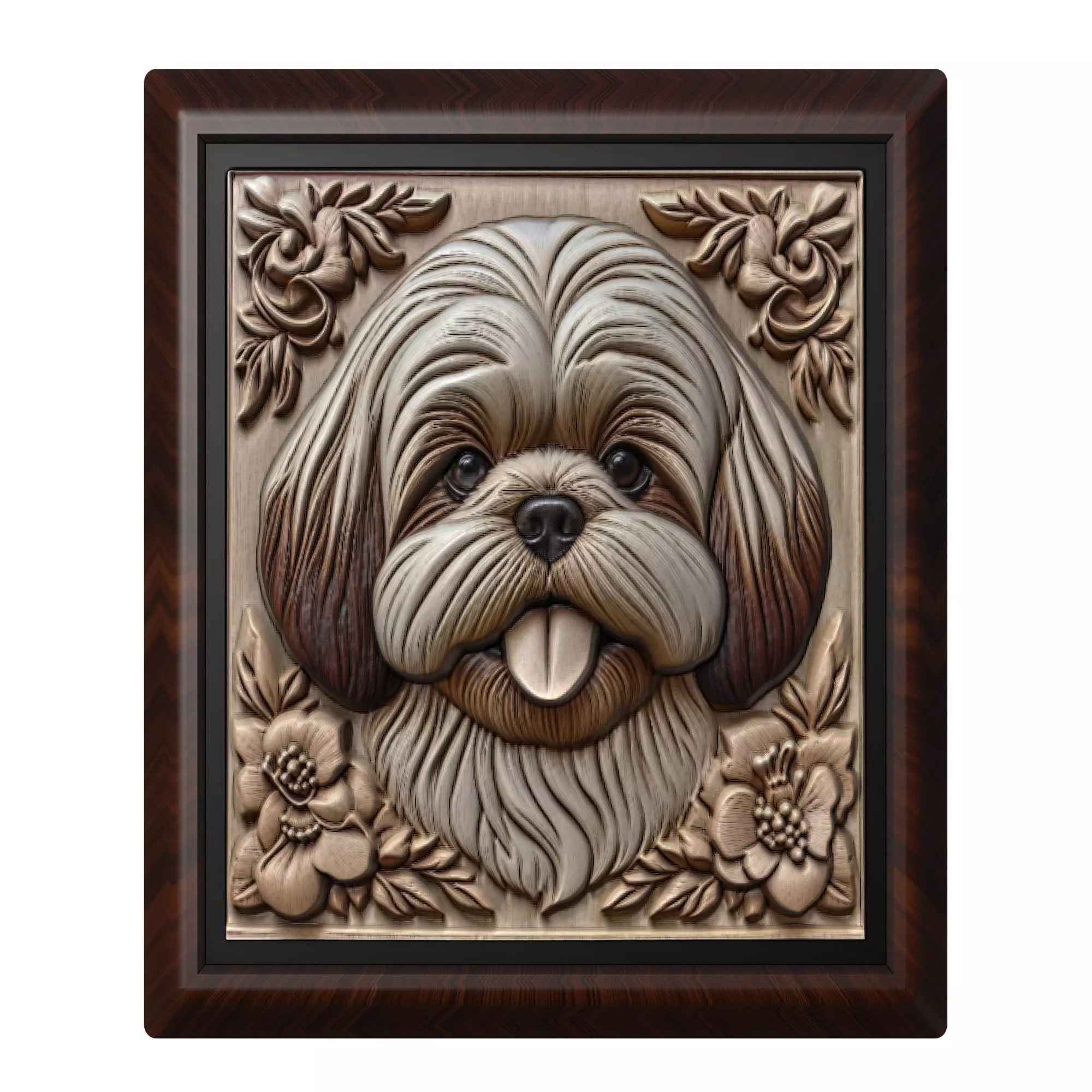 Dog Shih Tzu Animal 3D print model_0