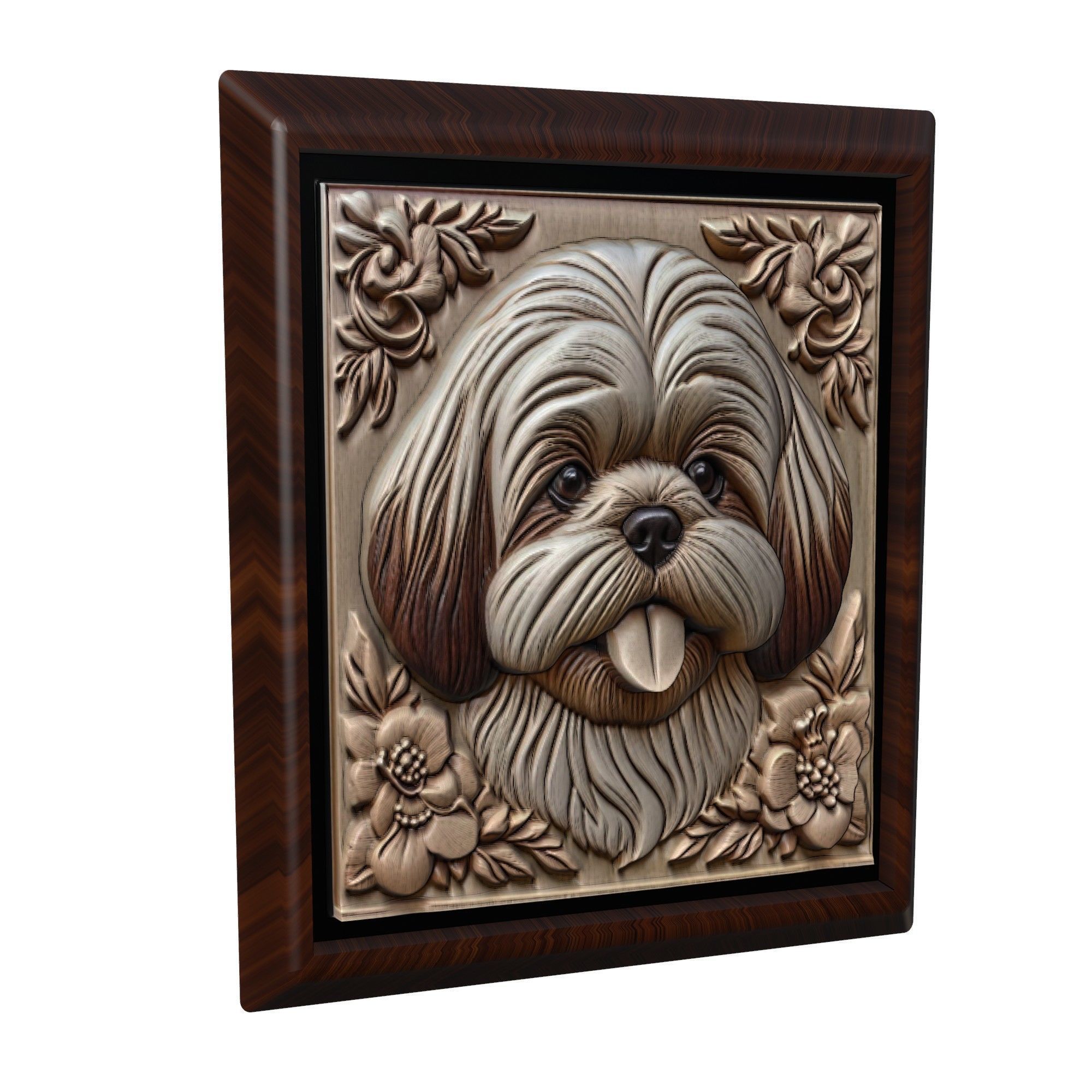 Dog Shih Tzu Animal 3D print model_1