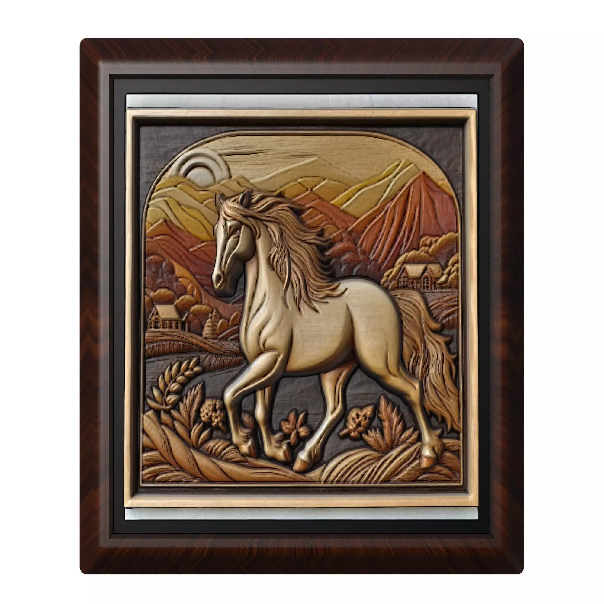 Horse Animal 3D print model_0