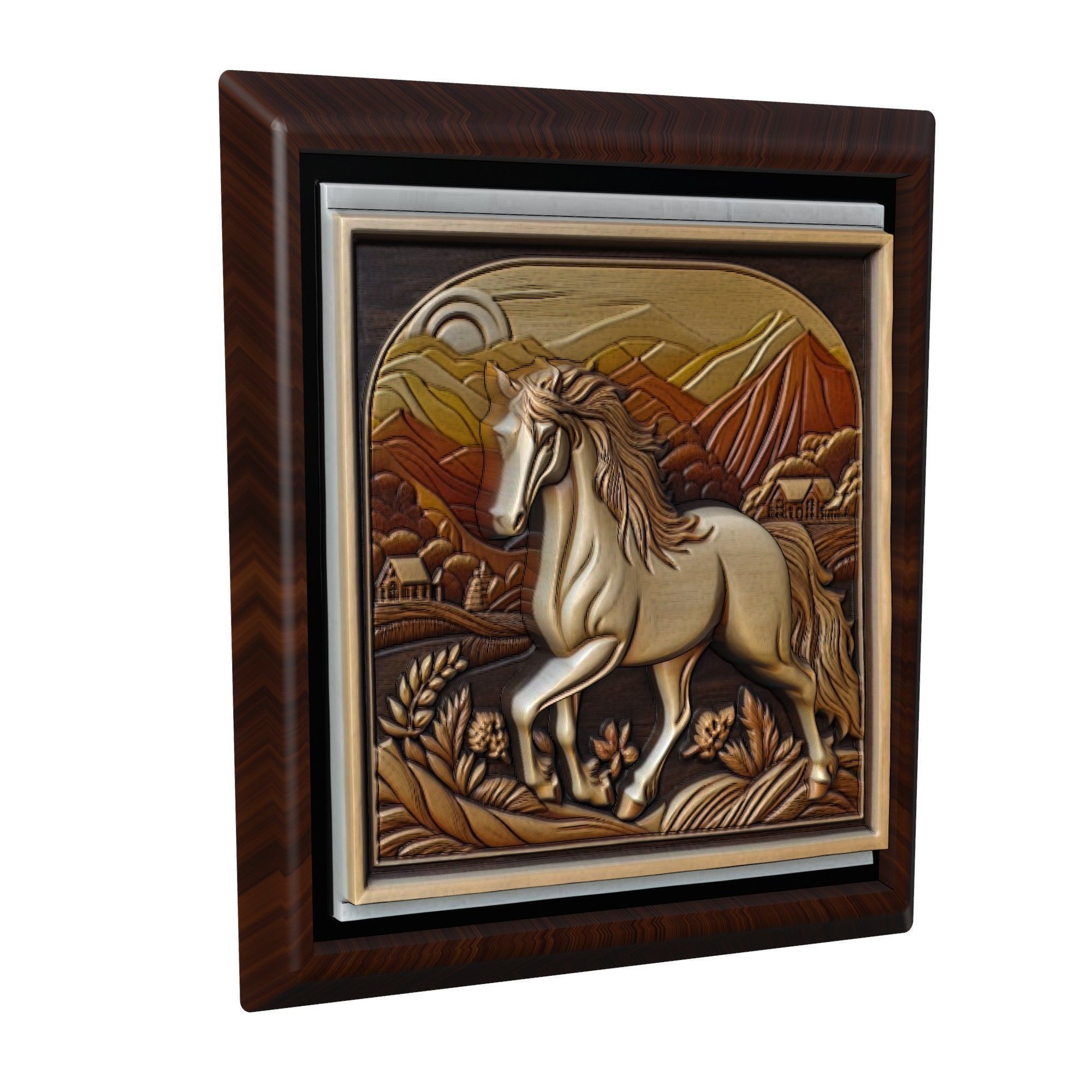 Horse Animal 3D print model_1