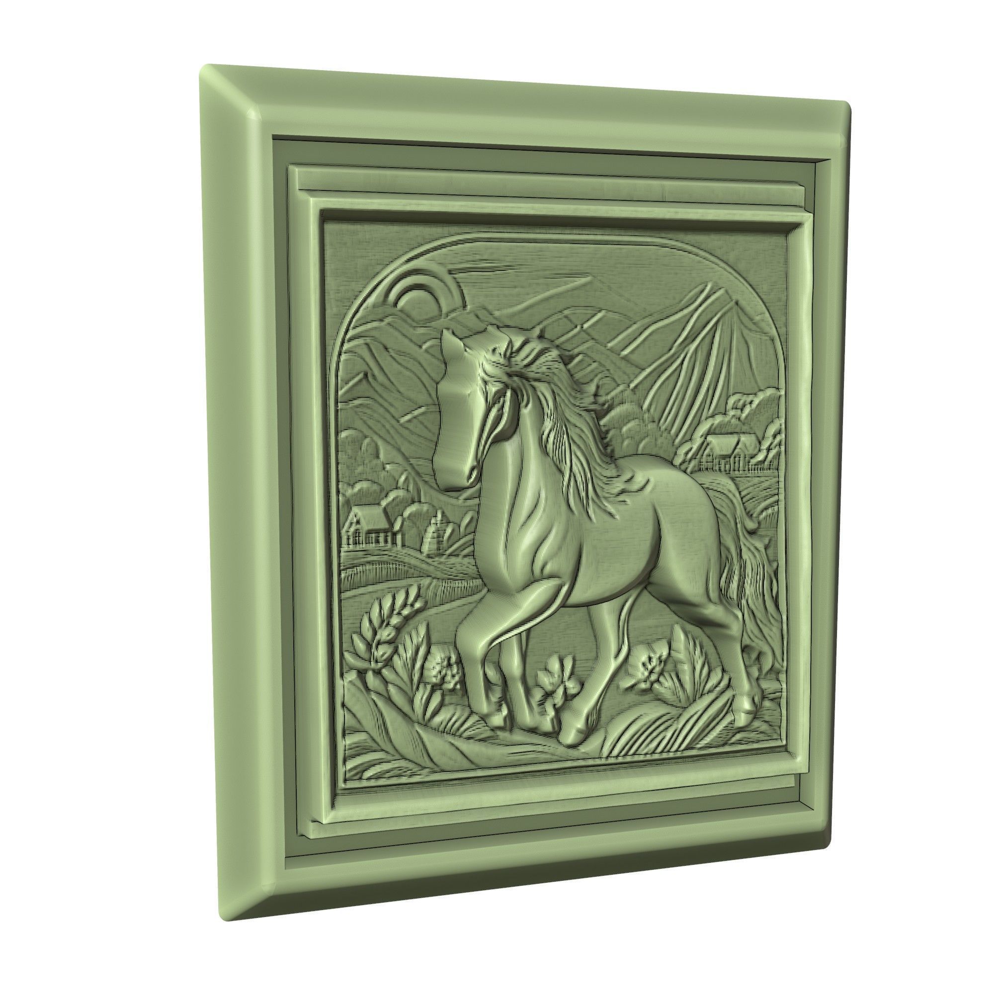 Horse Animal 3D print model_3