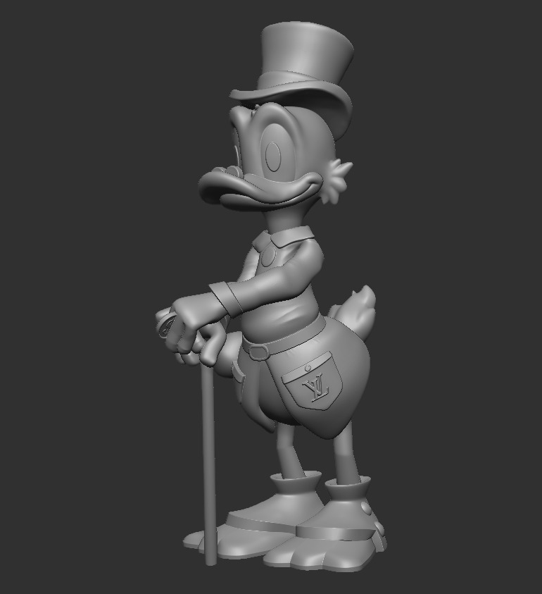 Scrooge McDuck - Tio rico 3D print model_1