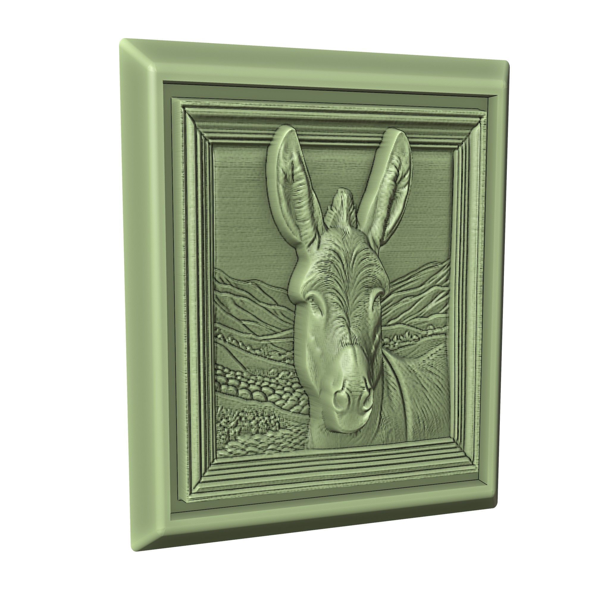 Donkey Animal 3D print model_3