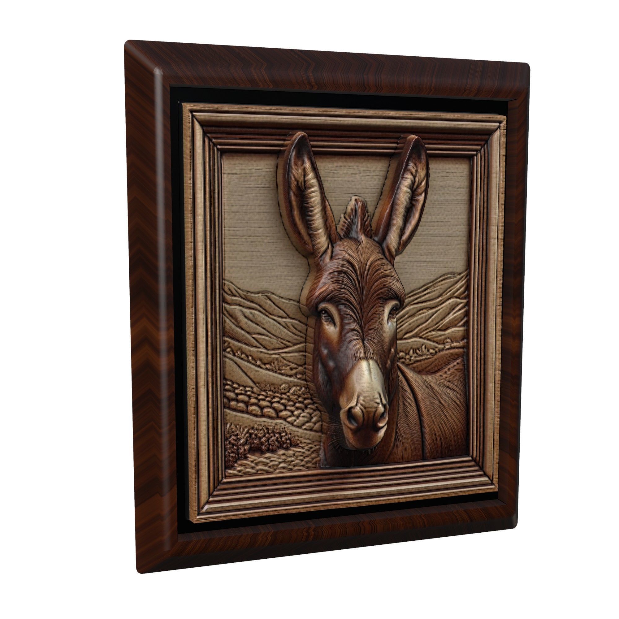 Donkey Animal 3D print model_1