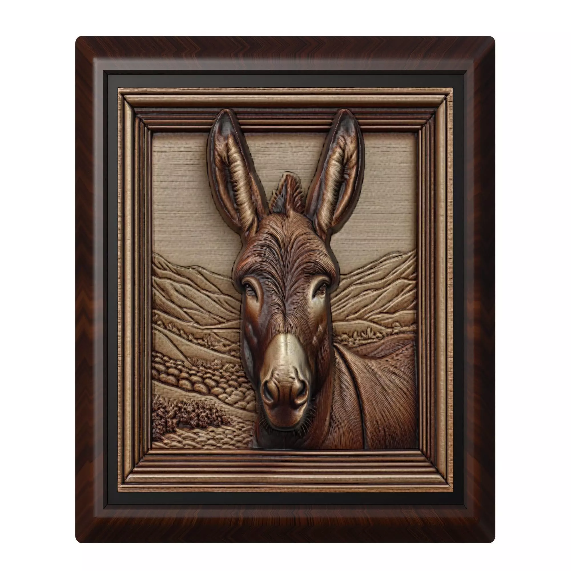 Donkey Animal 3D print model_0