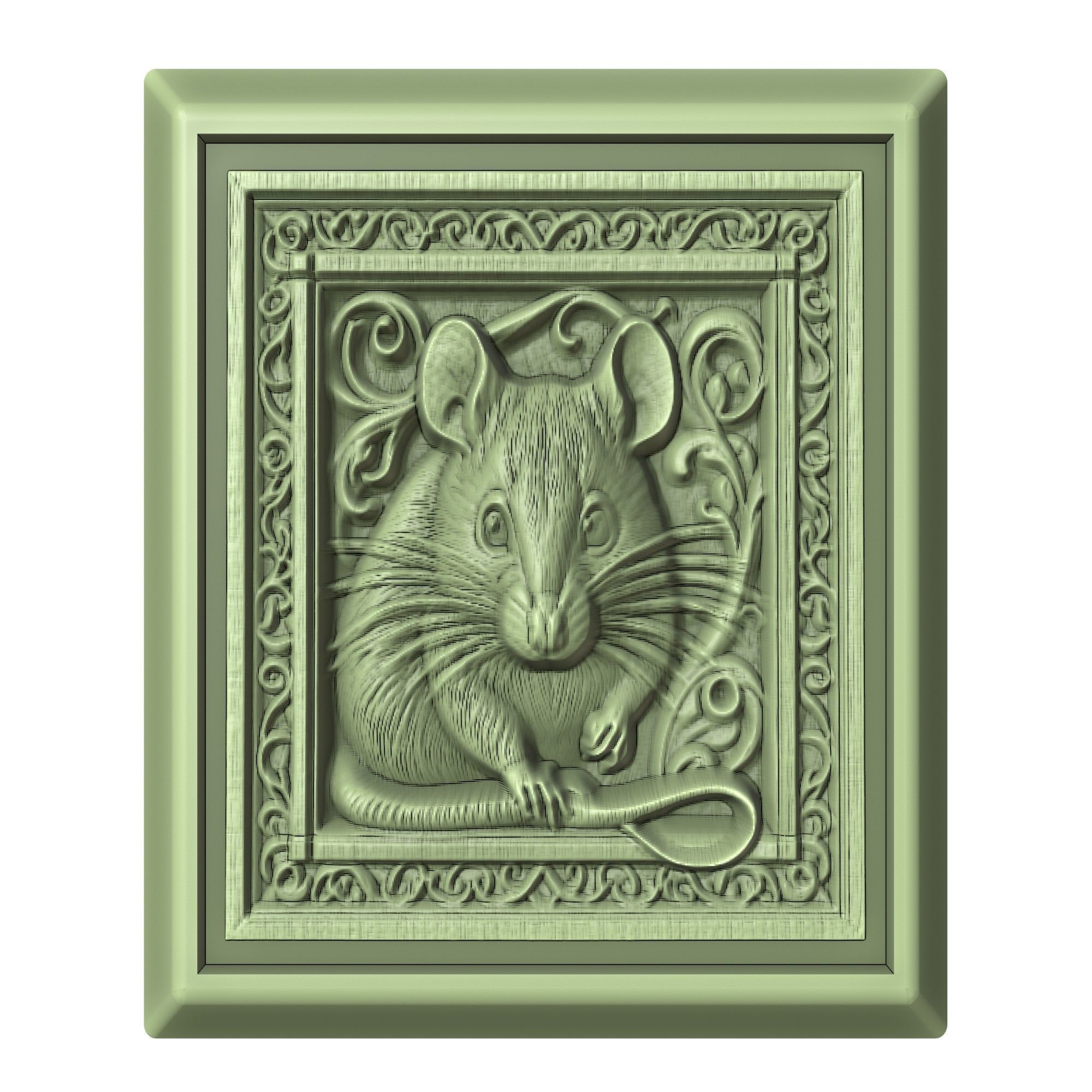 Rat Animal 3D print model_2