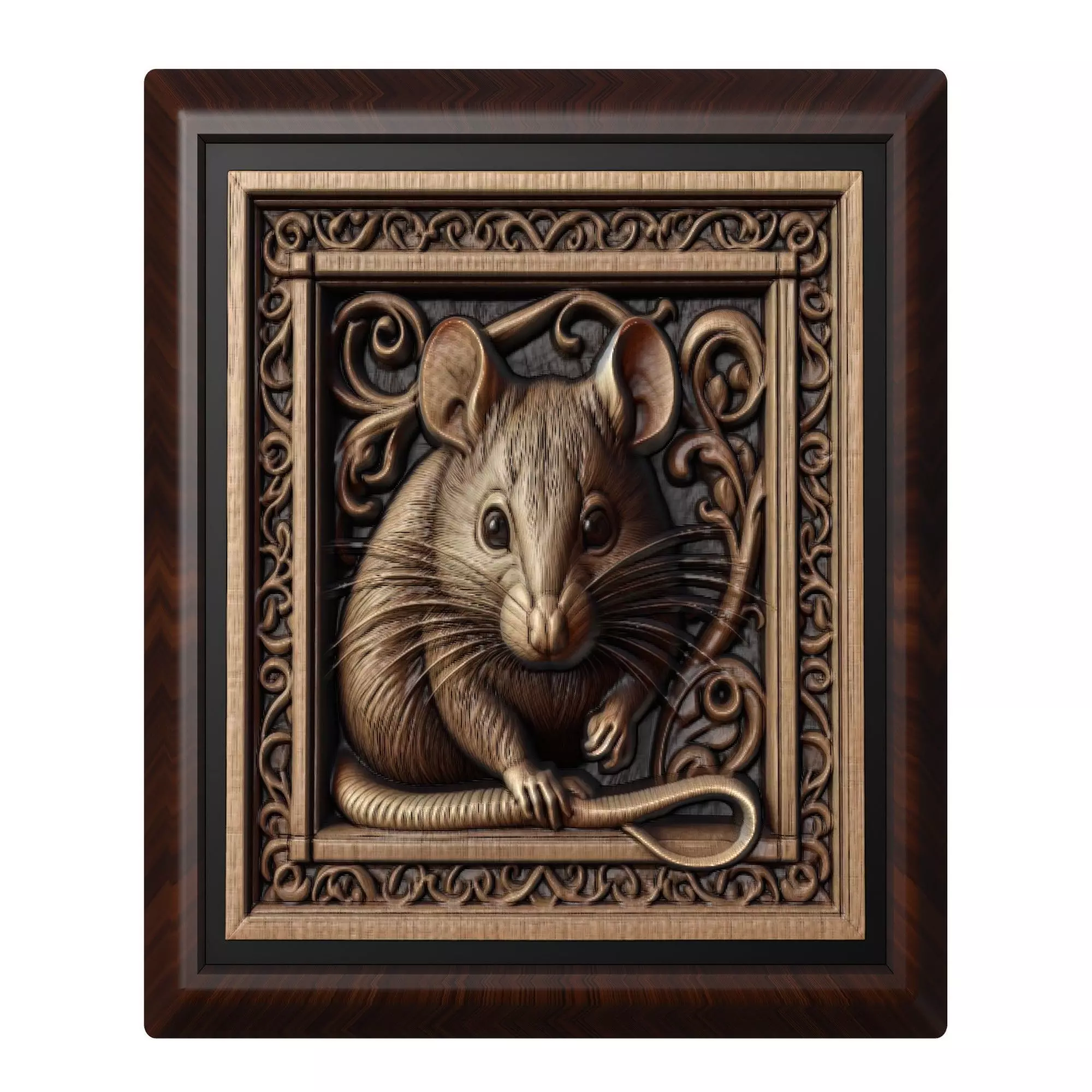 Rat Animal 3D print model_0