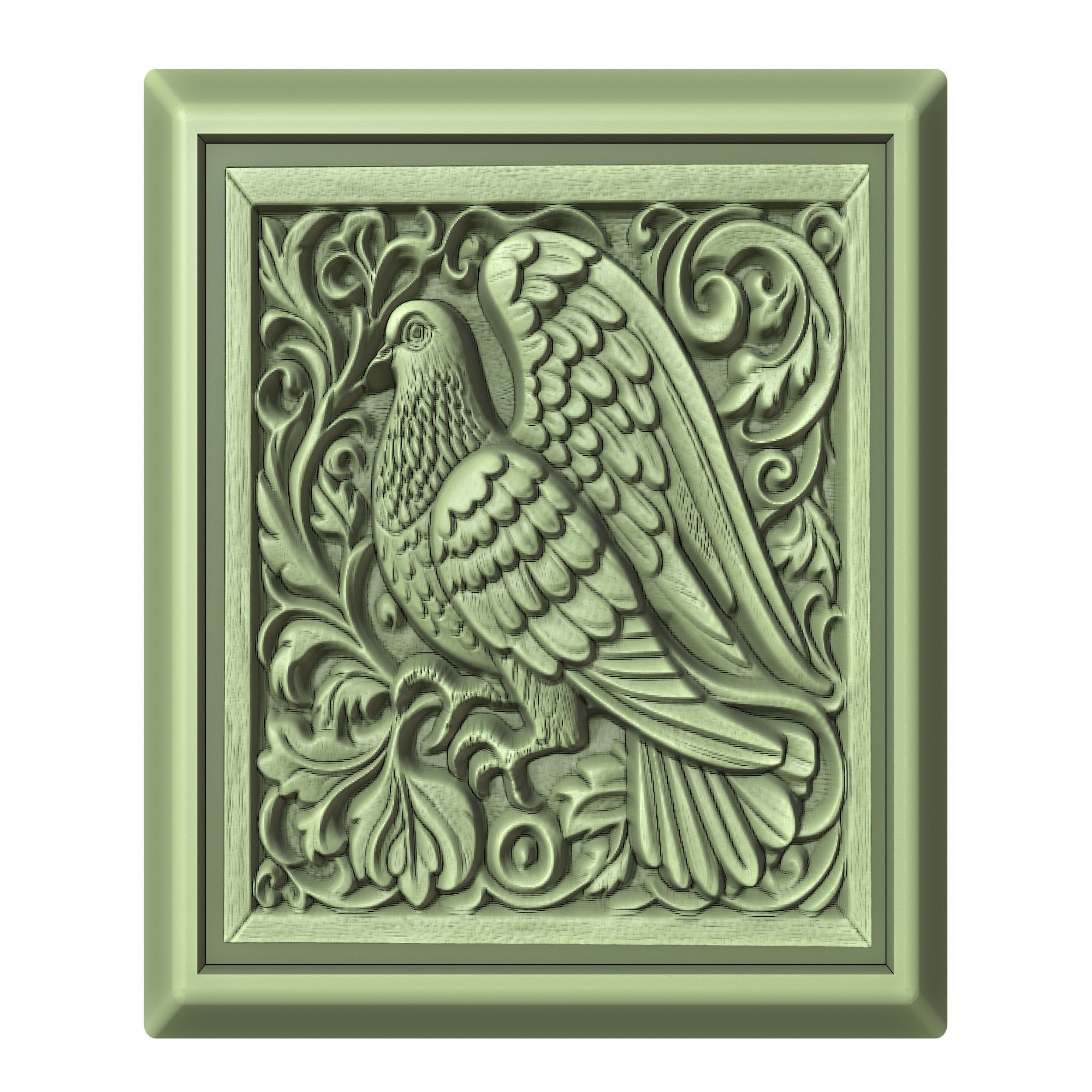 Pigeon Animal 3D print model_2