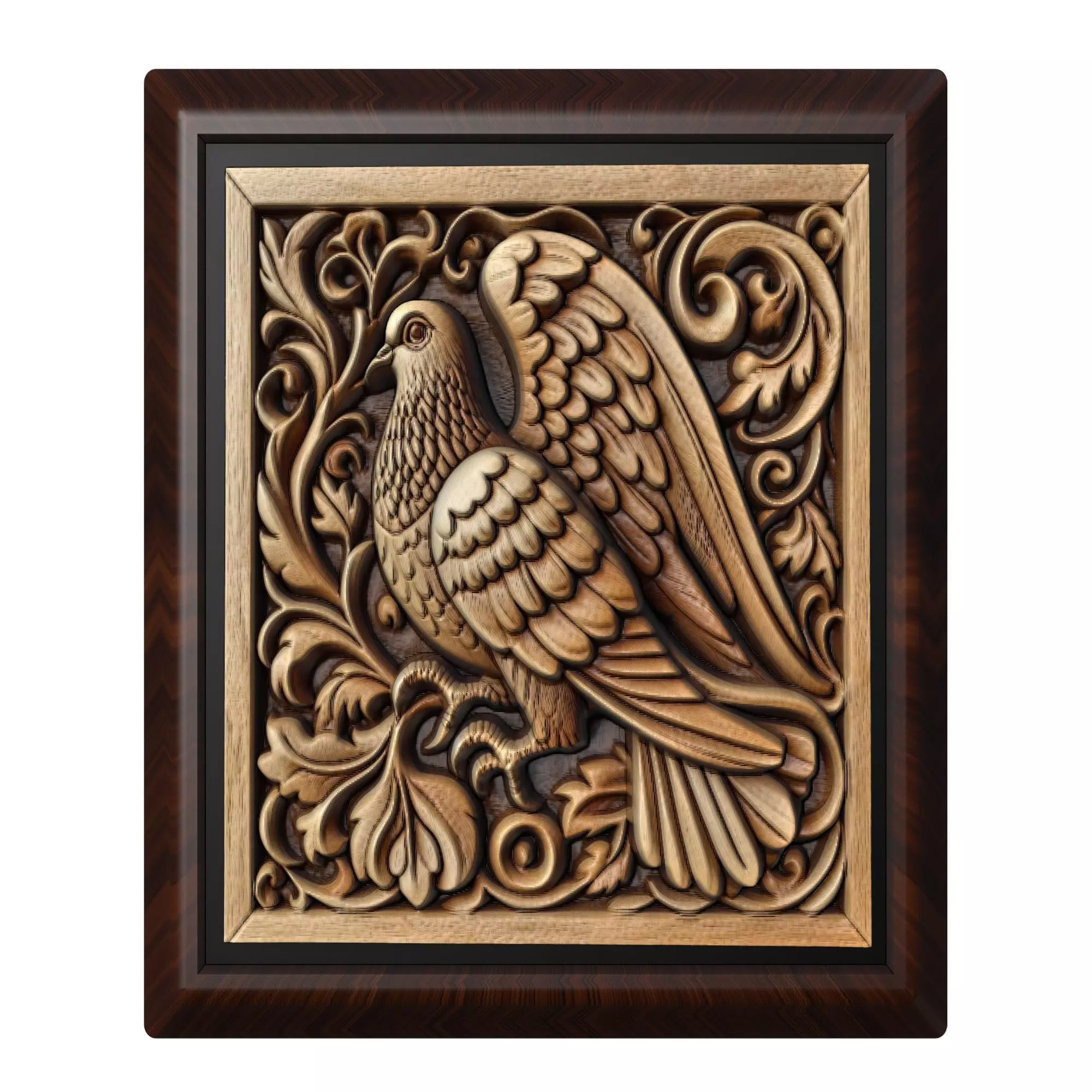 Pigeon Animal 3D print model_0