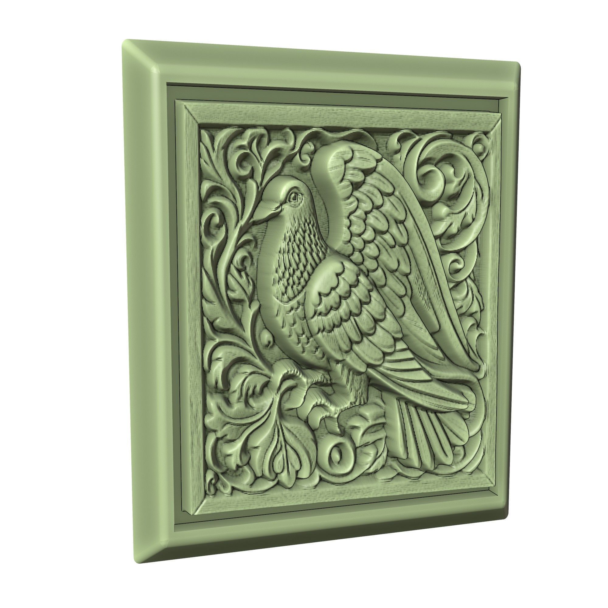 Pigeon Animal 3D print model_3