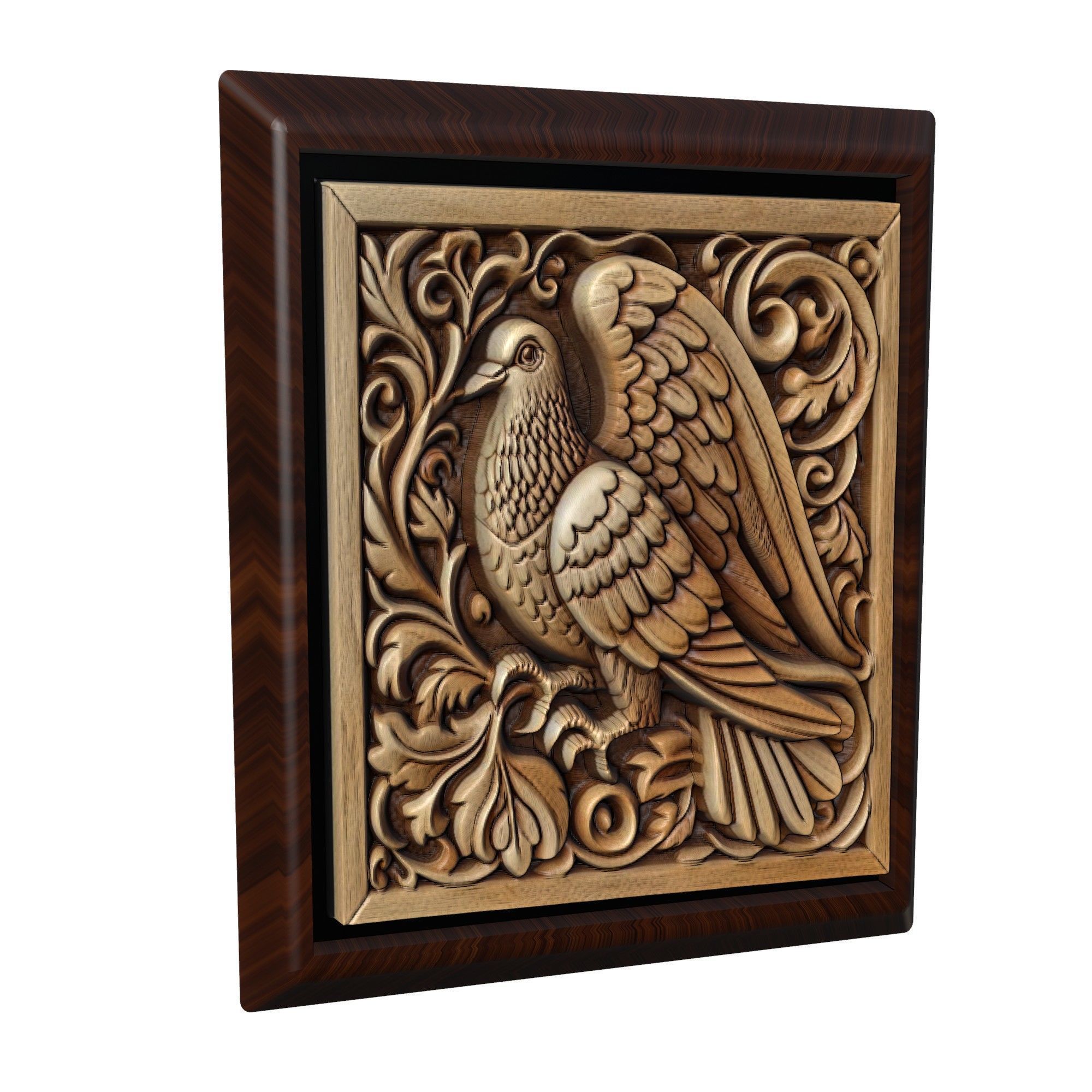 Pigeon Animal 3D print model_1