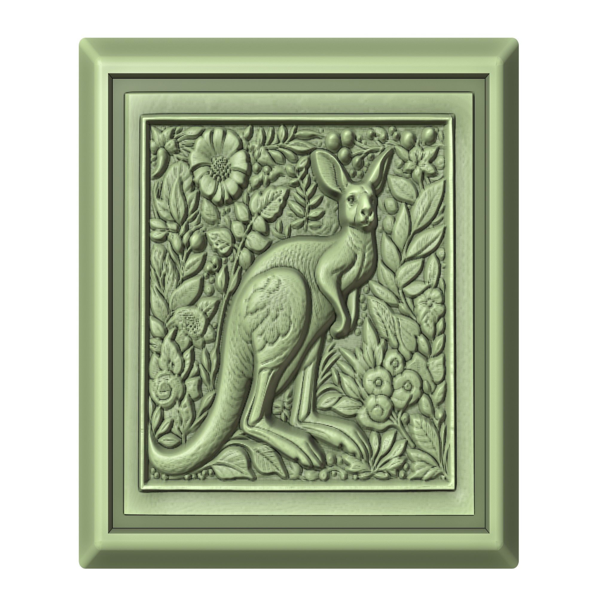 Kangaroo Animal 3D print model_2