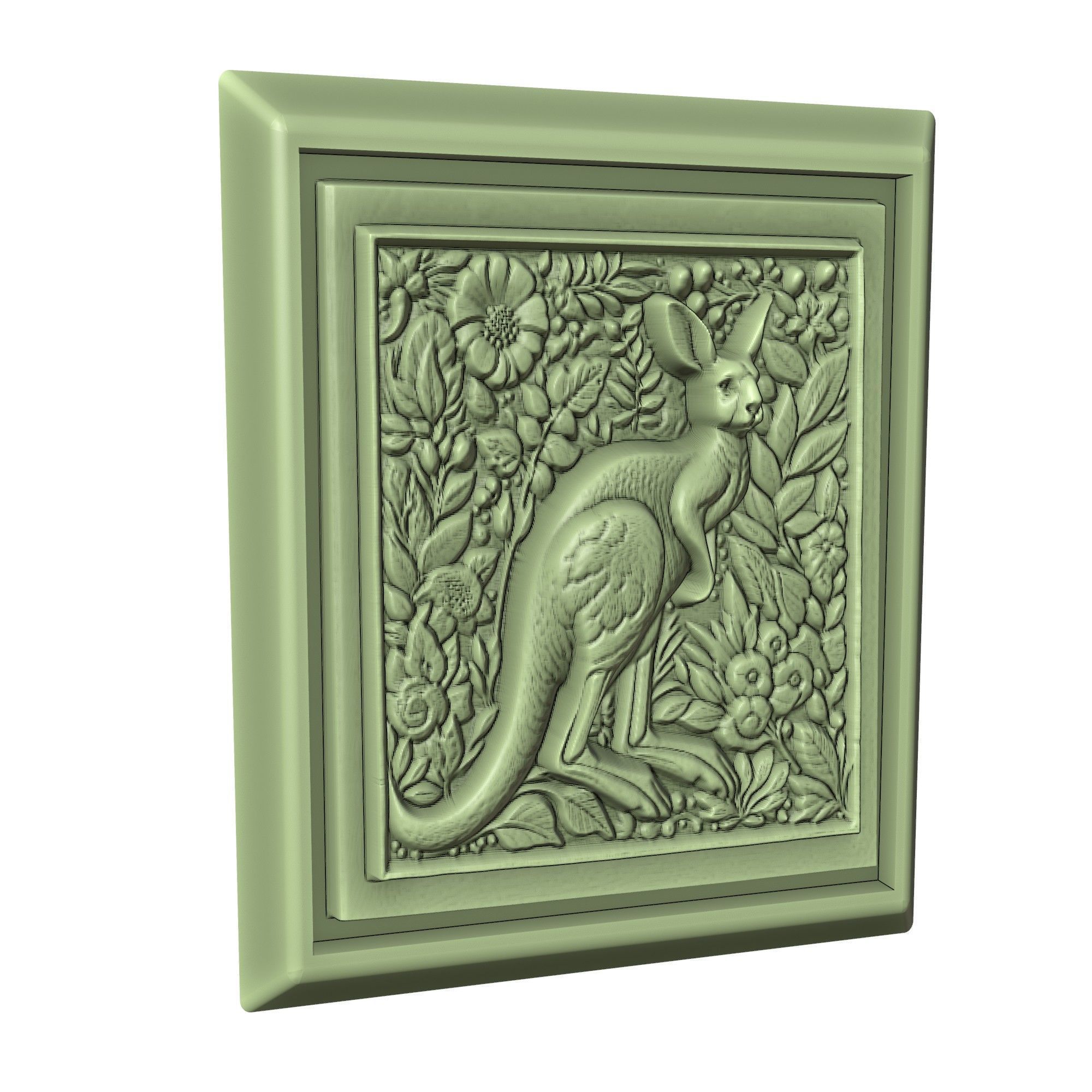 Kangaroo Animal 3D print model_3