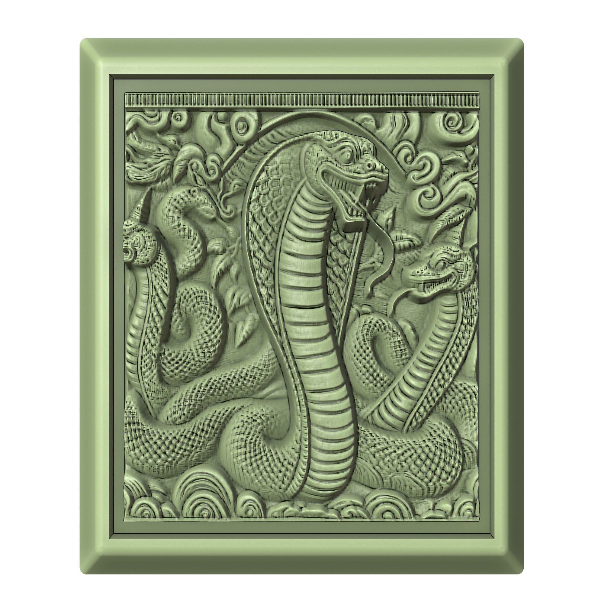 King Cobra Animal 3D print model_2