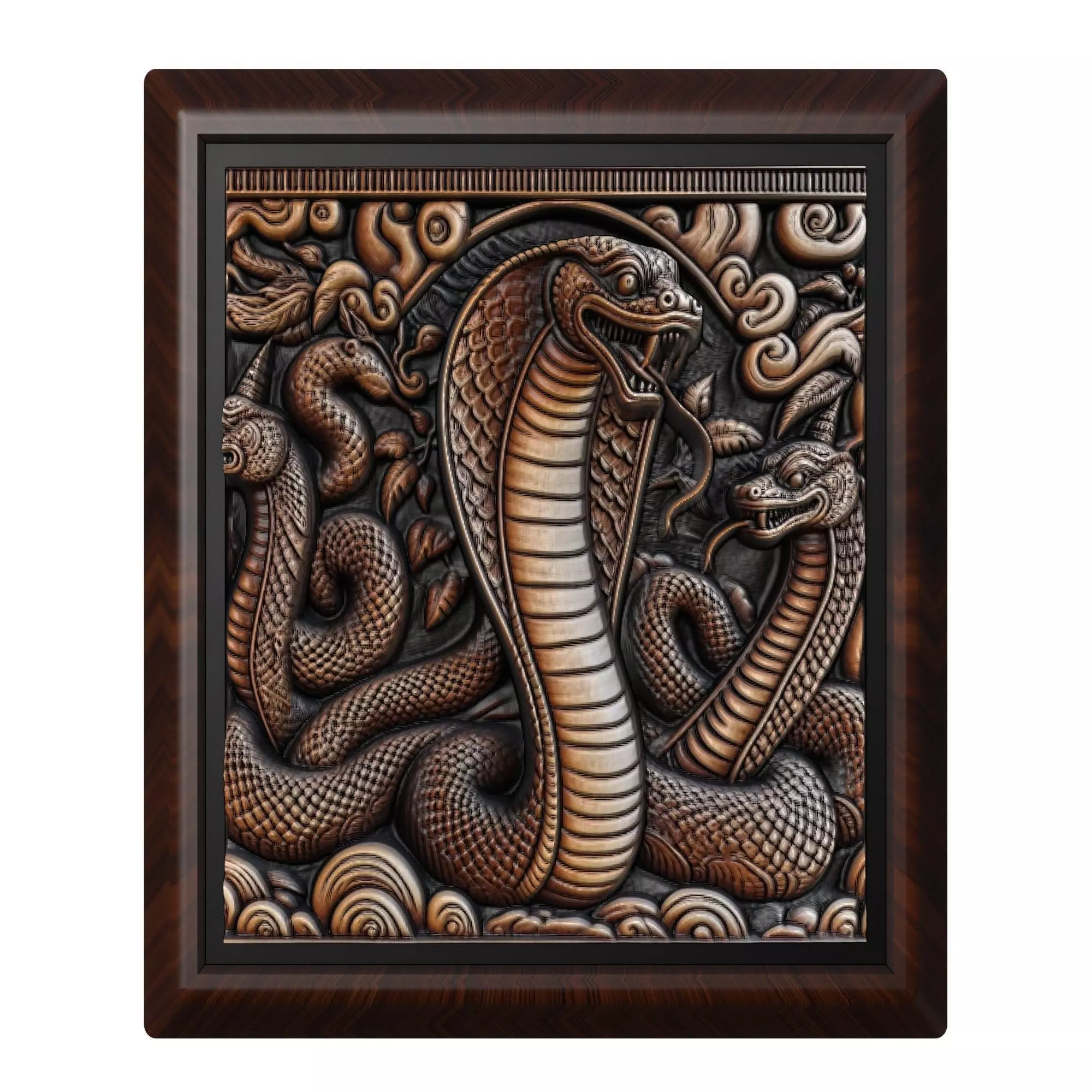 King Cobra Animal 3D print model_0