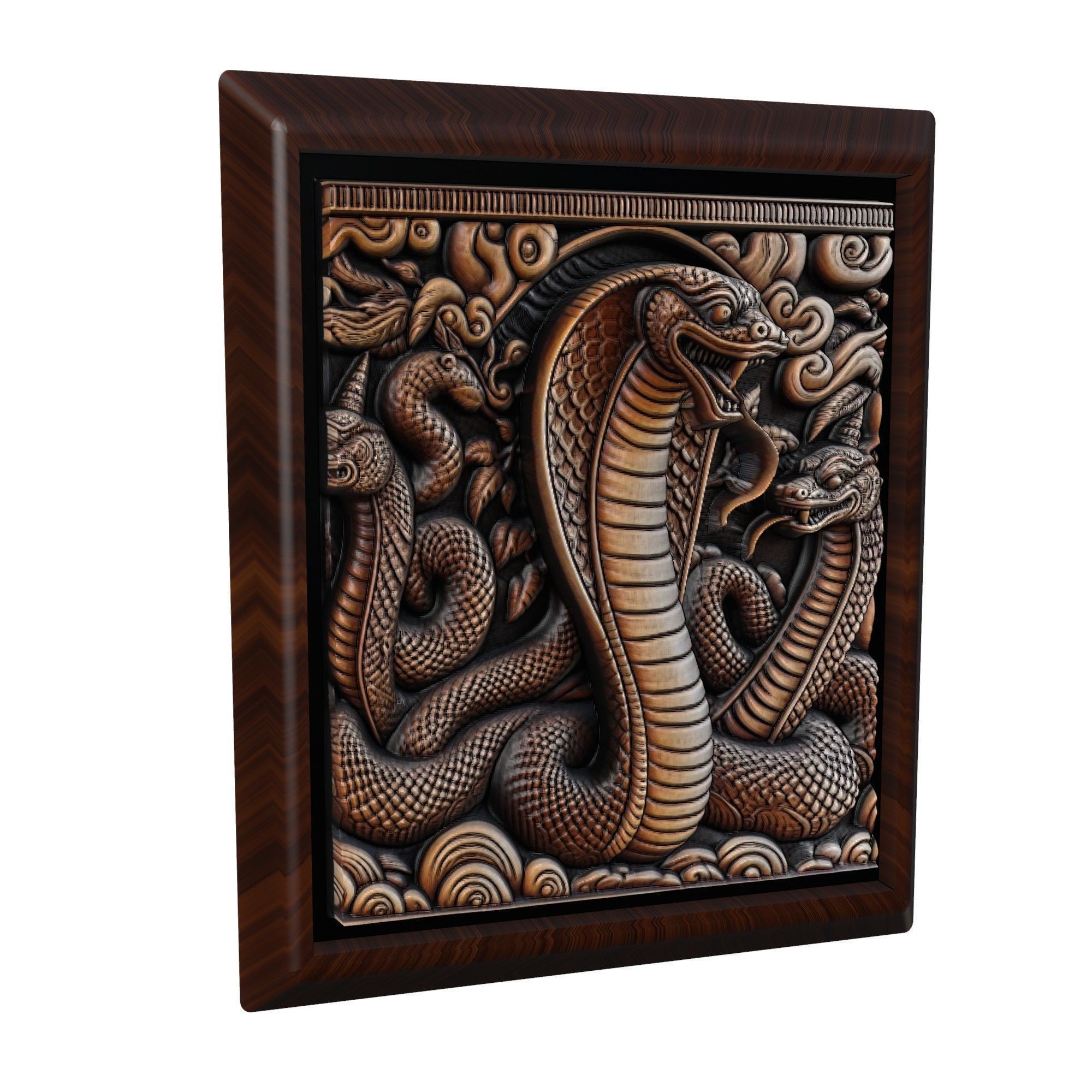 King Cobra Animal 3D print model_1