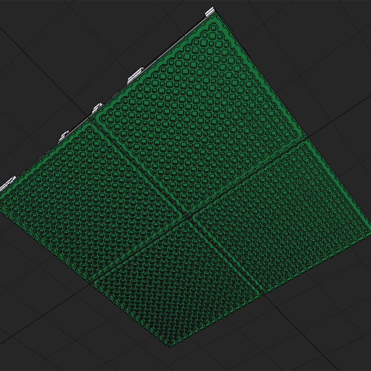 Voxel Lego House 4956 Low-poly 3D model_10