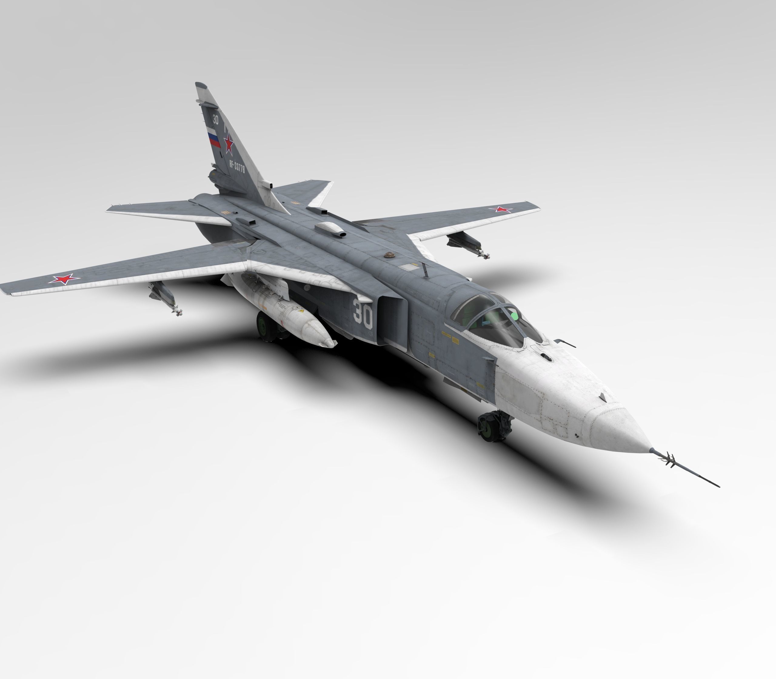 Sukhoi SU-24MR Fencer-E Russia 3D model_3