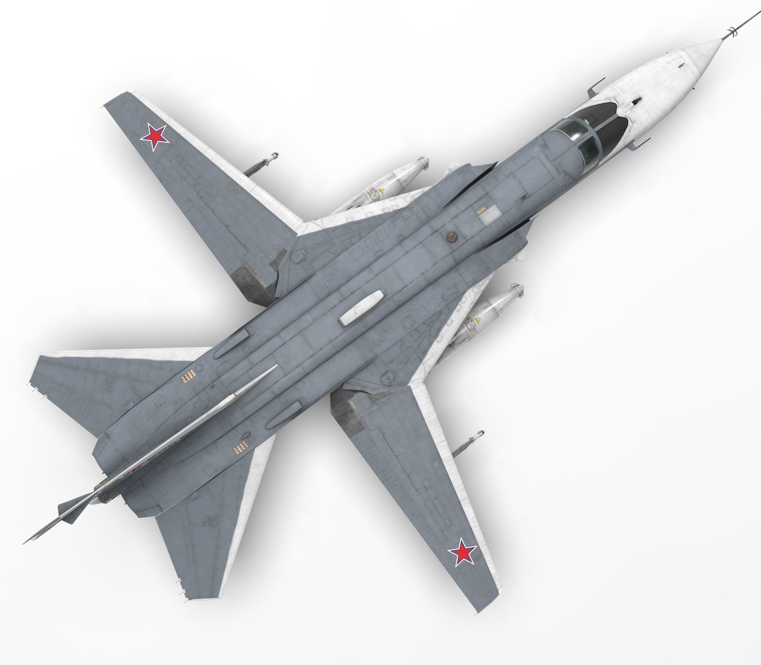 Sukhoi SU-24MR Fencer-E Russia 3D model_5