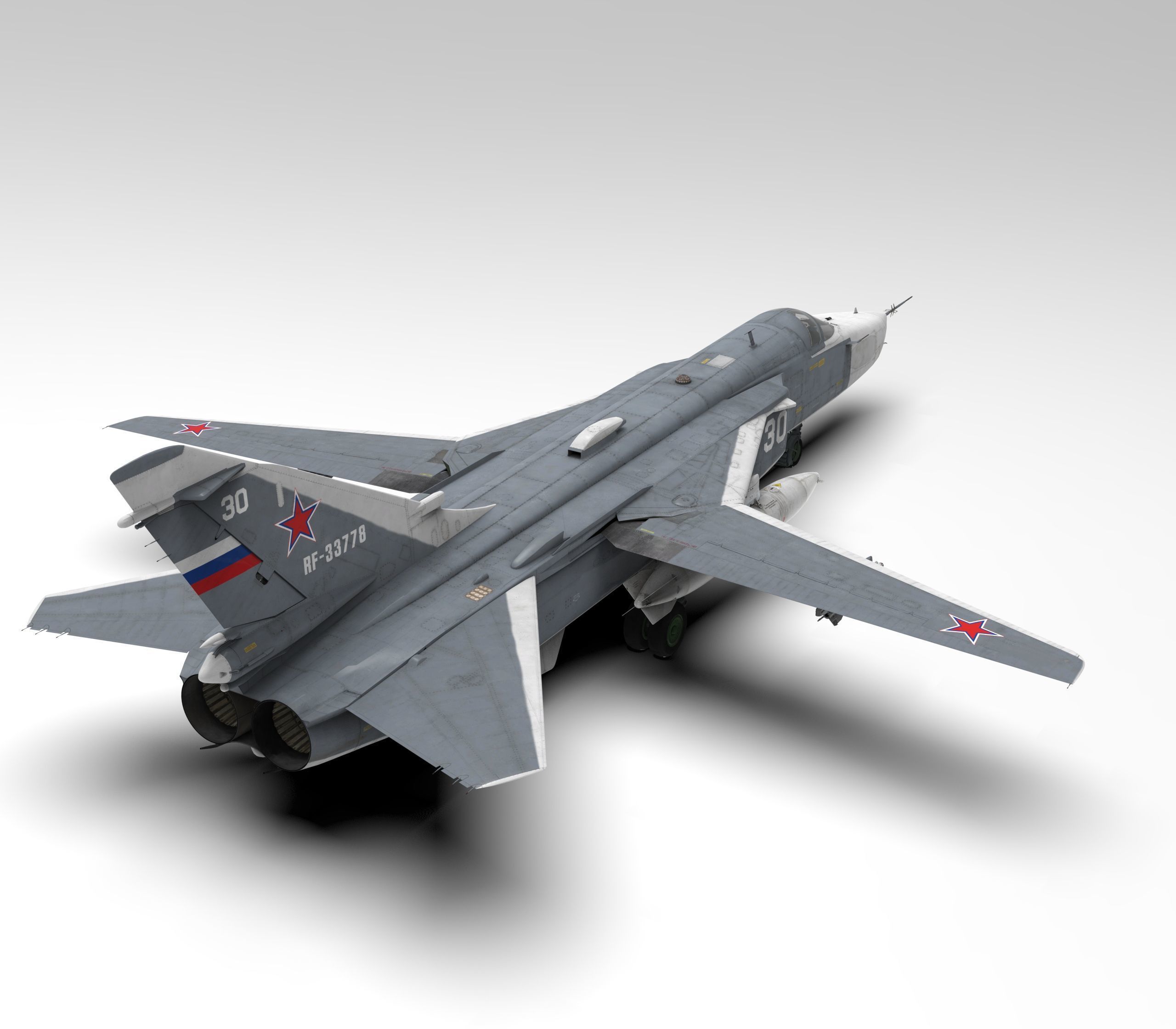 Sukhoi SU-24MR Fencer-E Russia 3D model_4
