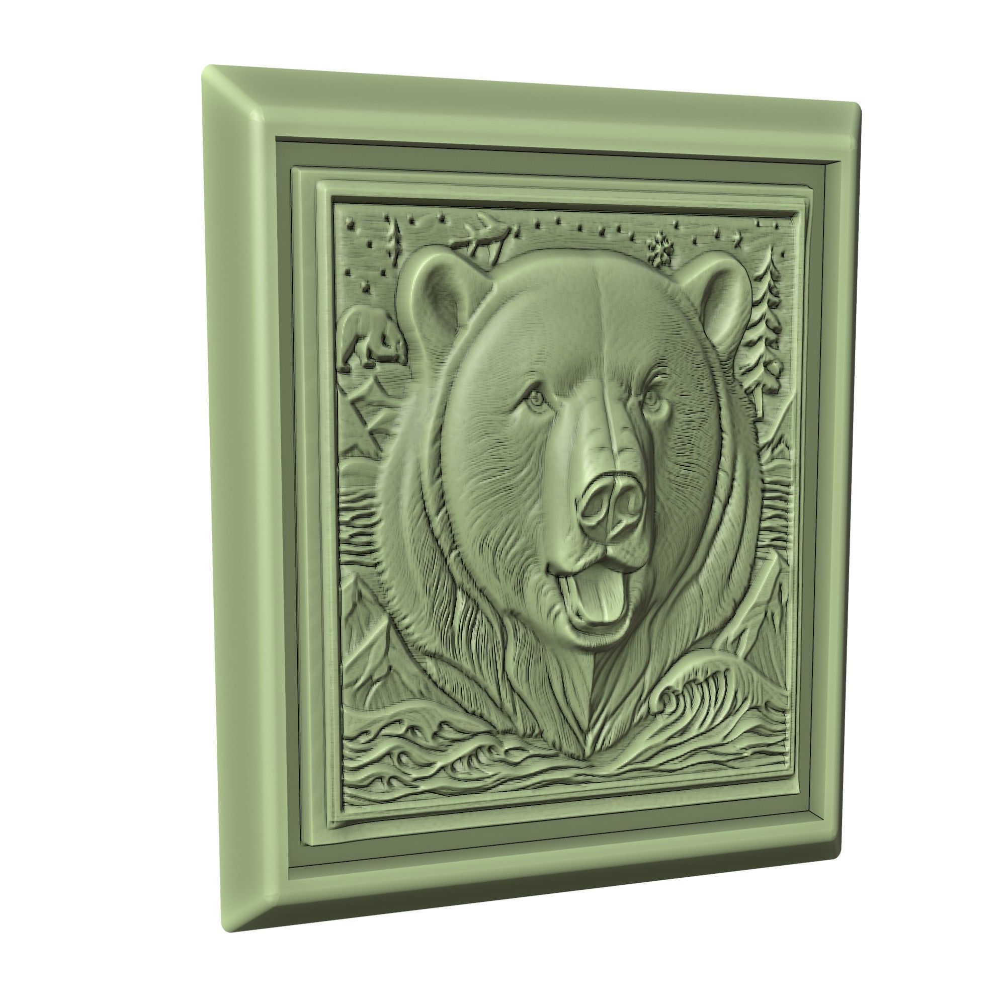 Polar Bear Animal 3D print model_3