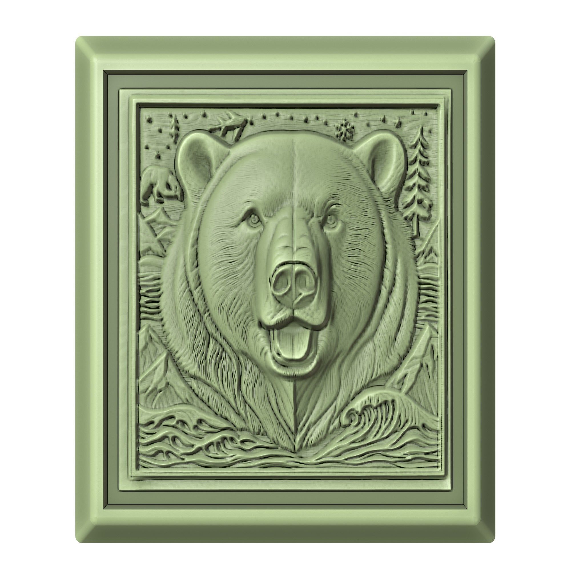 Polar Bear Animal 3D print model_2